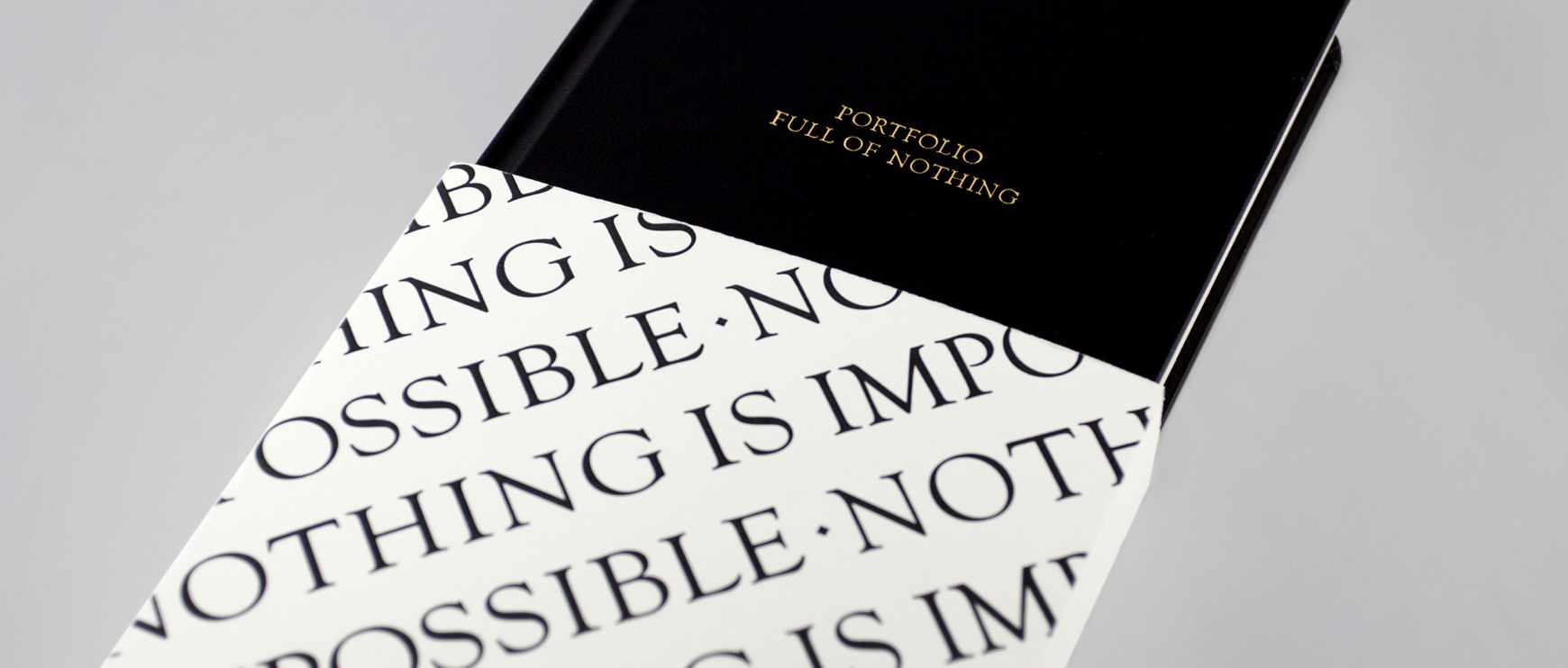 Saatchi &amp; Saatchi Print Ad - Portfolio Full of Nothing