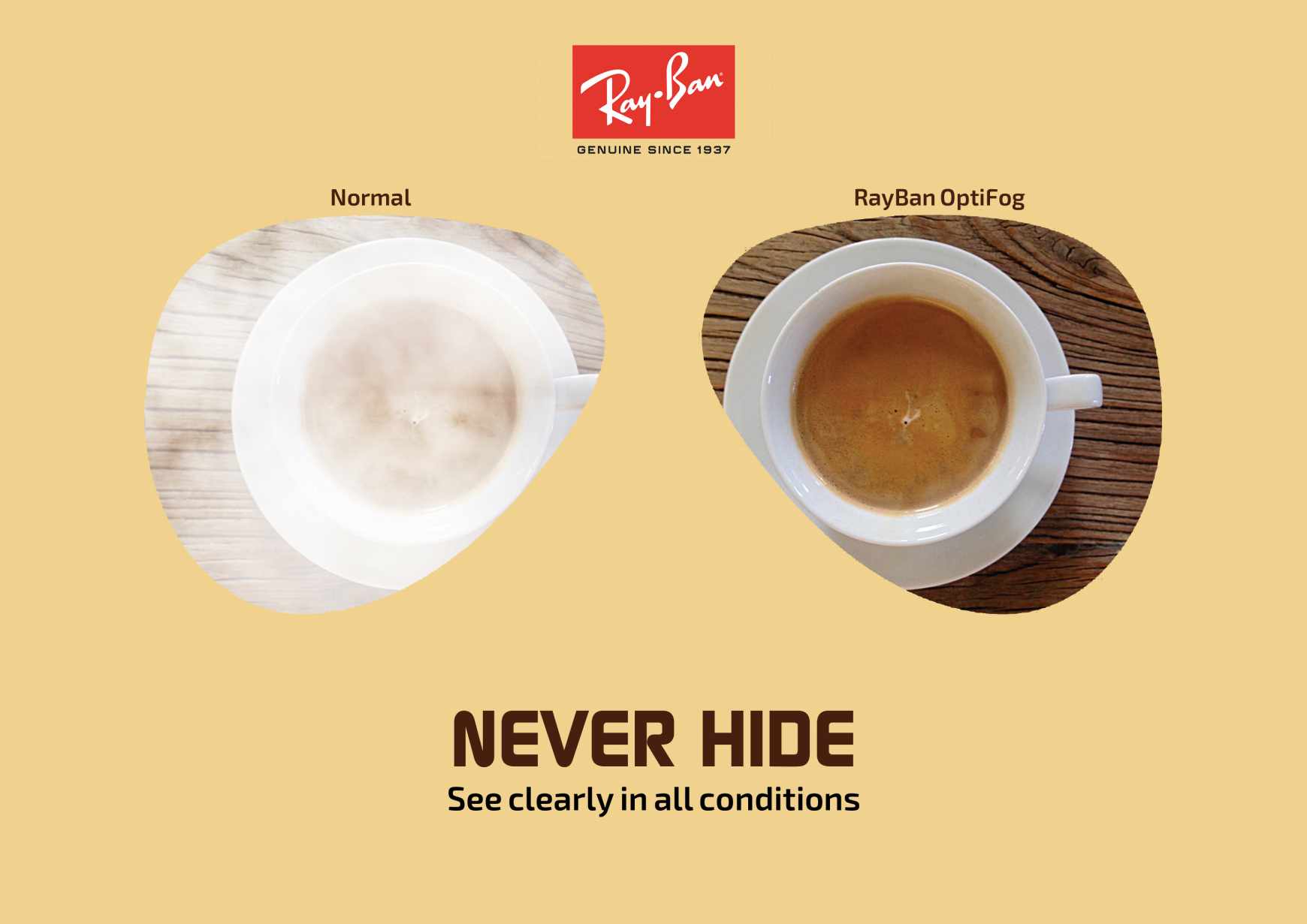 Ray-Ban Print Ad - Never Hide, 1 