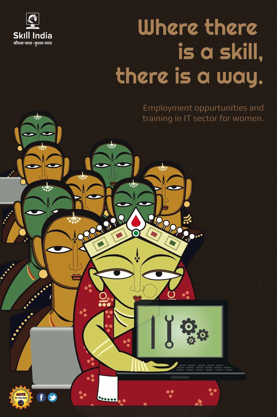 Skill India Print Ad - Where There Is a Skill, There Is a Way, 2