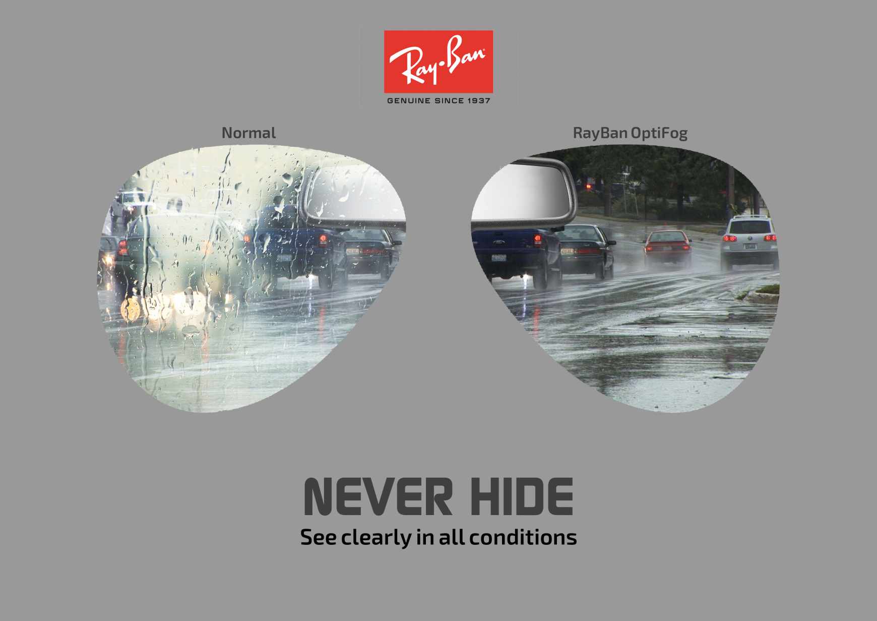 Ray-Ban Print Ad - Never Hide, 4 