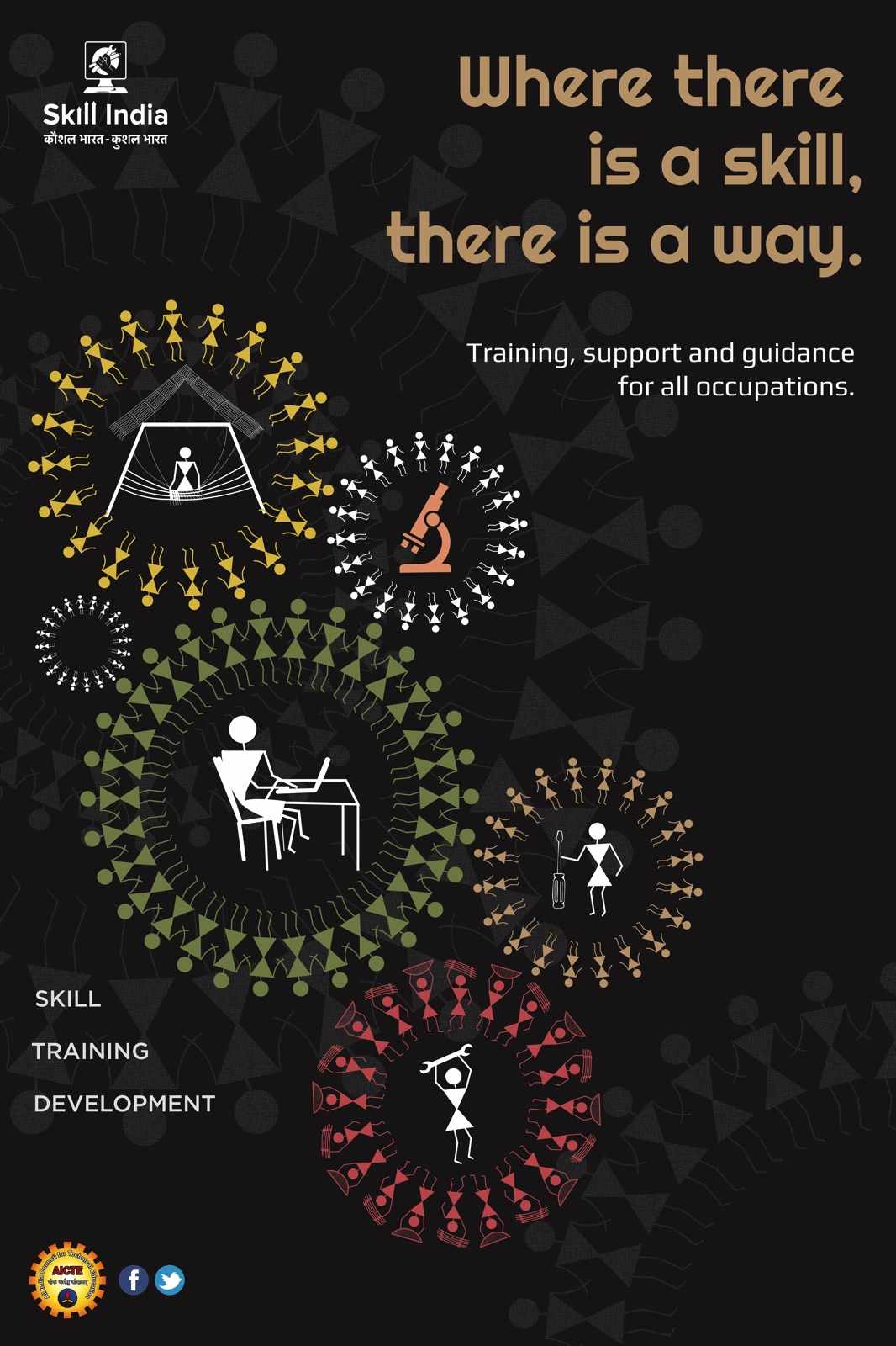 Skill India Print Ad - Where There Is a Skill, There Is a Way , 1 