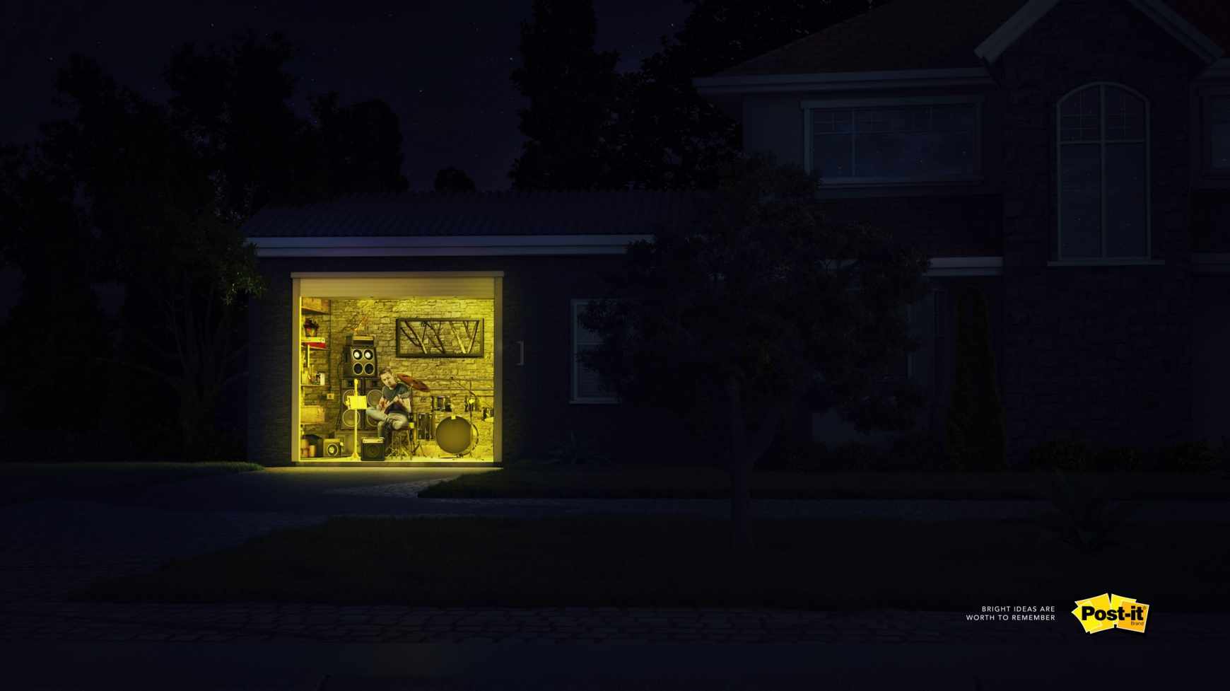 Post-it Brand Print Ad - Bright Ideas, 1 