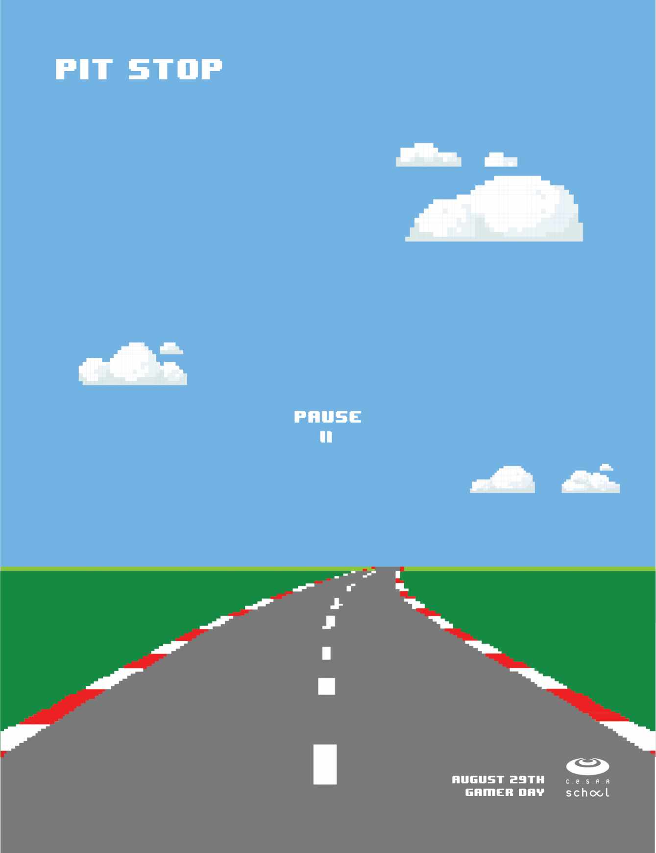 Cesar School Digital Ad - Pit Stop