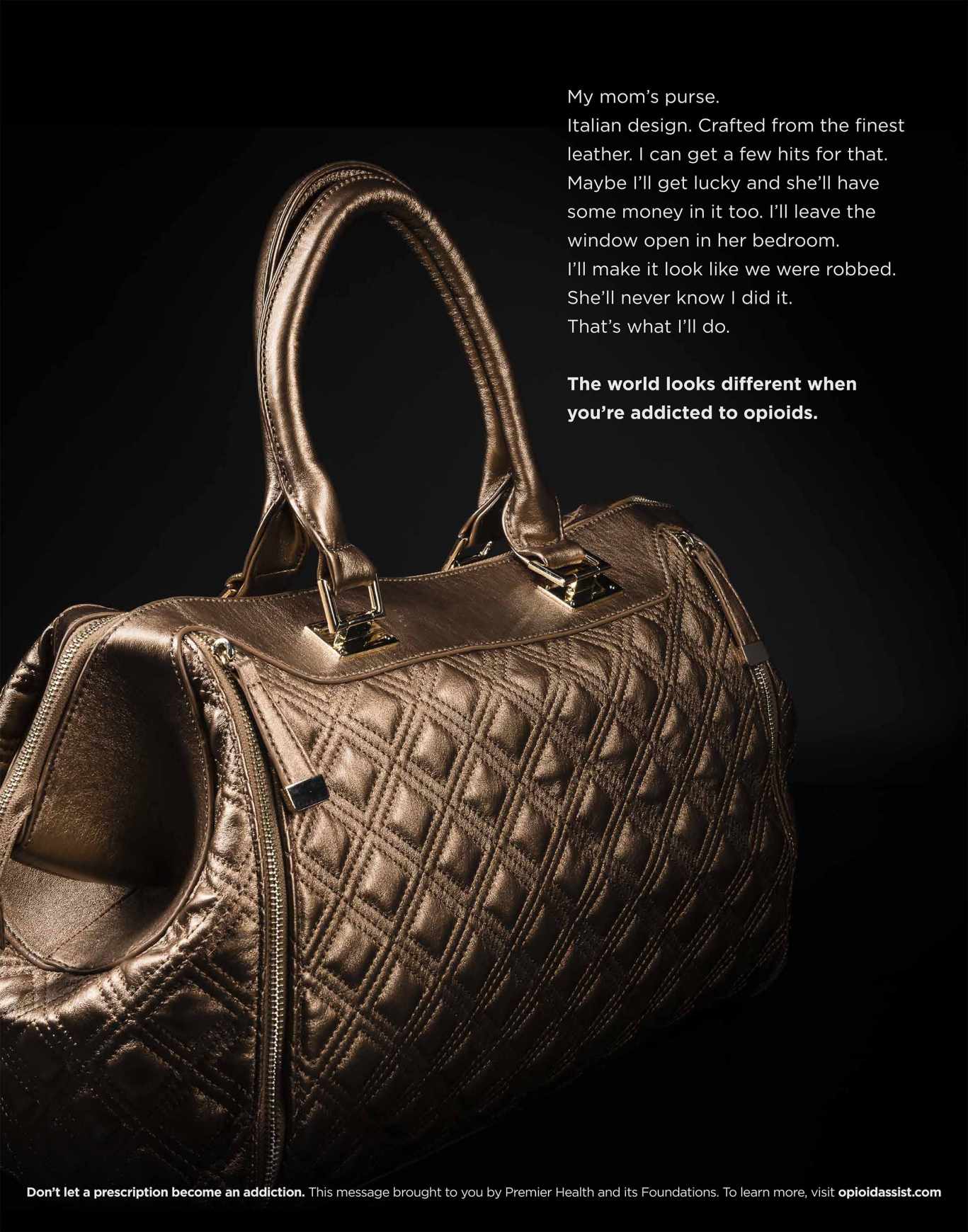 Premier Health Print Ad - Opioid Fashion, 3