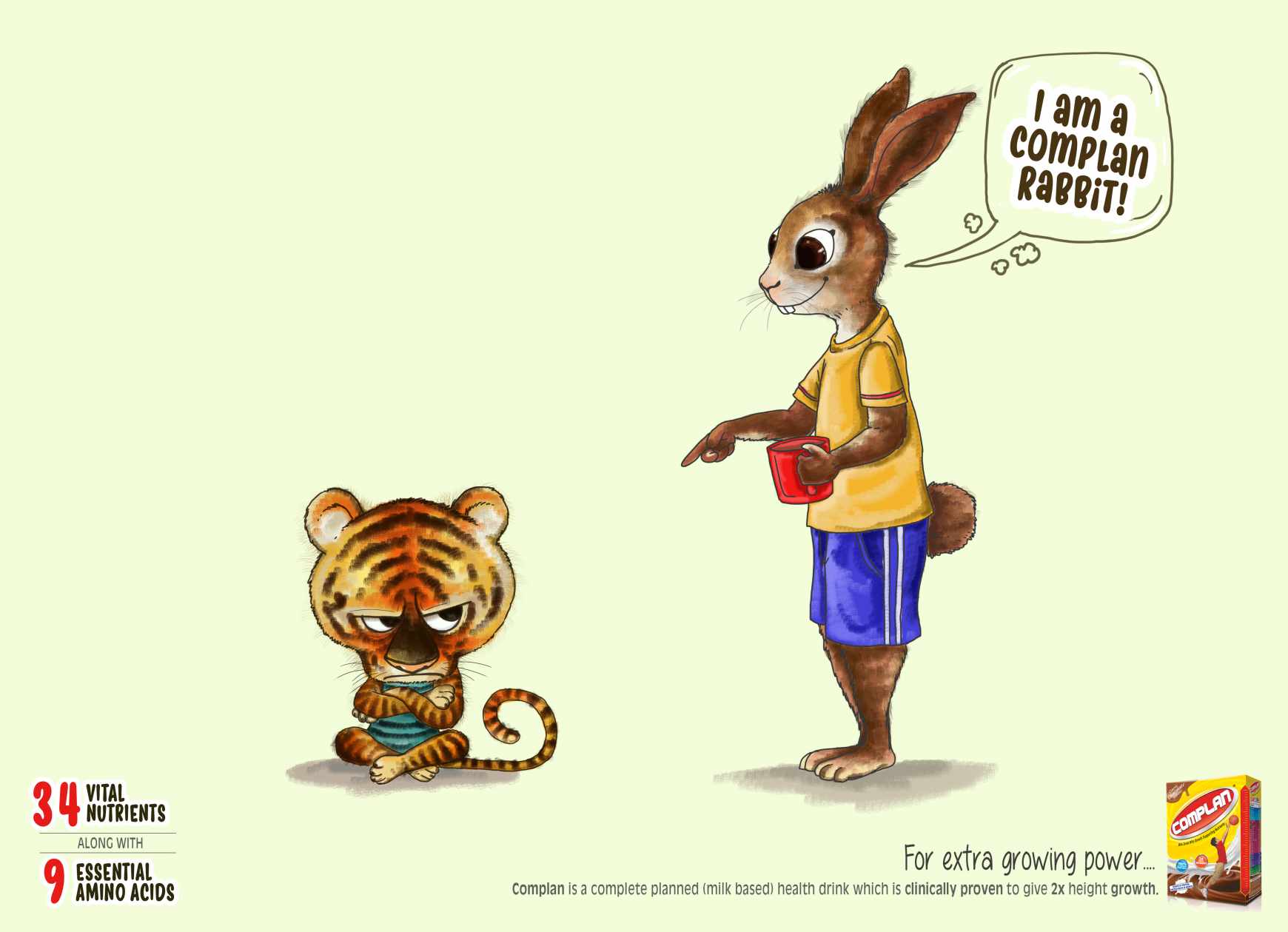 Complan Print Ad - Monkey