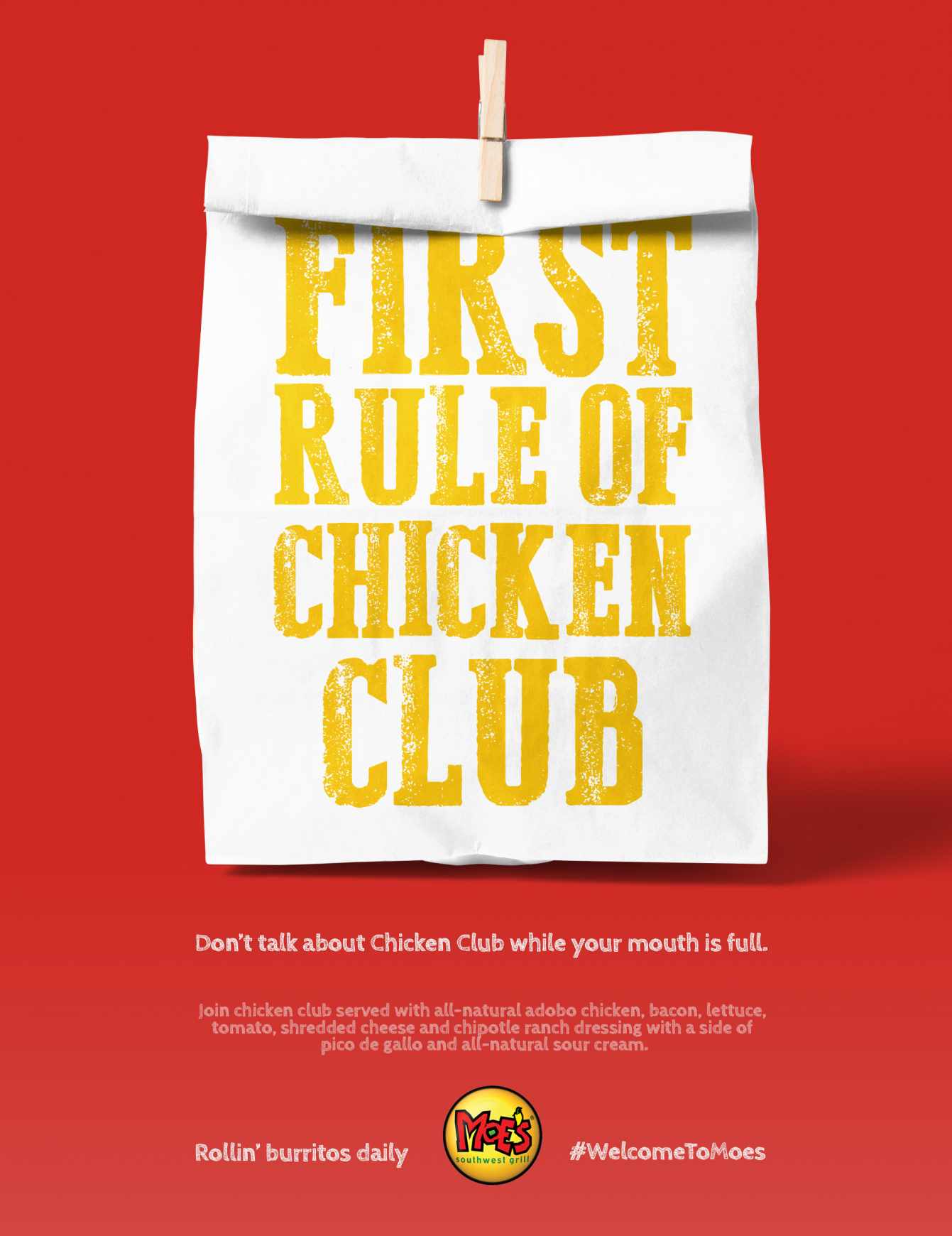 Moe’s Southwest Grill Outdoor Ad - Rollin’ Burritos Daily