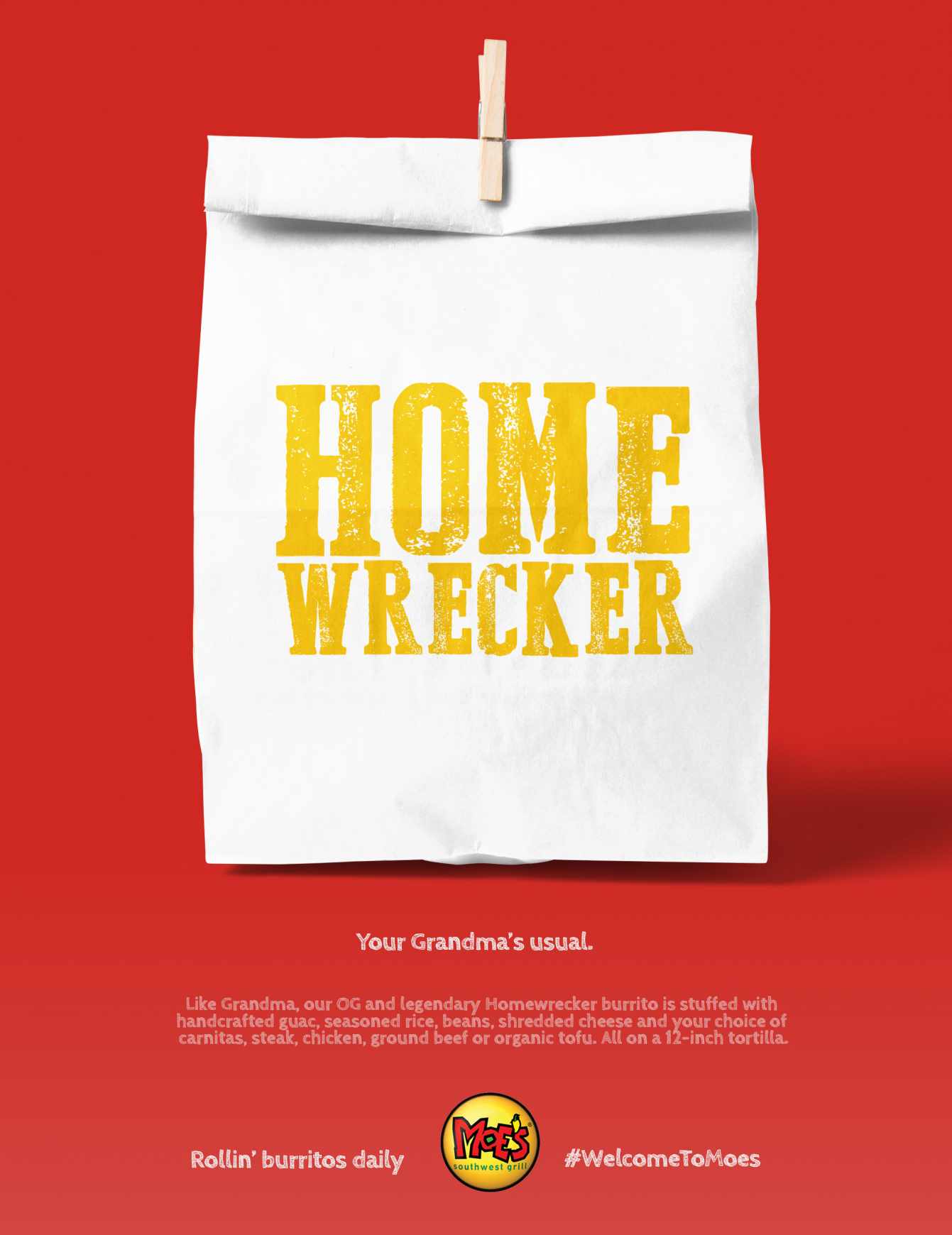 Moe’s Southwest Grill Outdoor Ad - Rollin’ Burritos Daily, 3