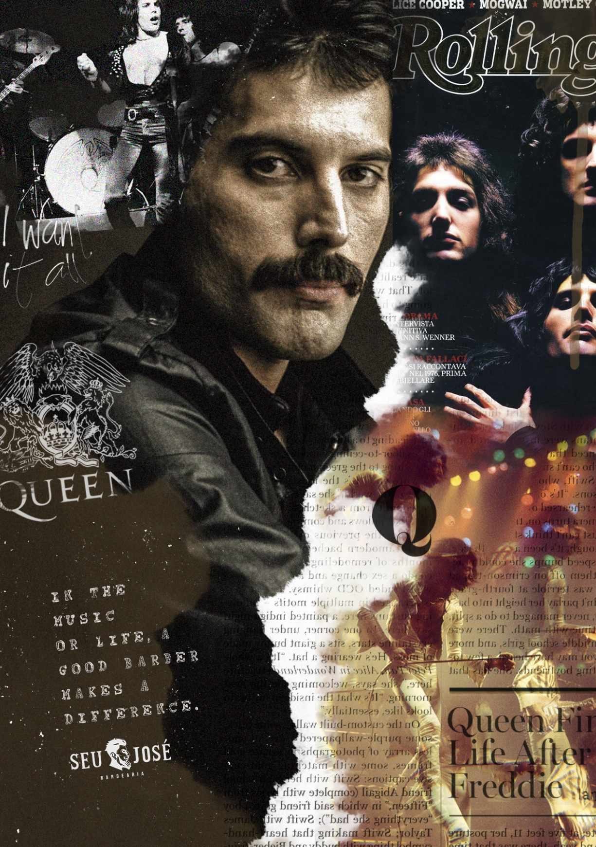 Seu José Barbearia Print Ad - In the Music or Life, 1 