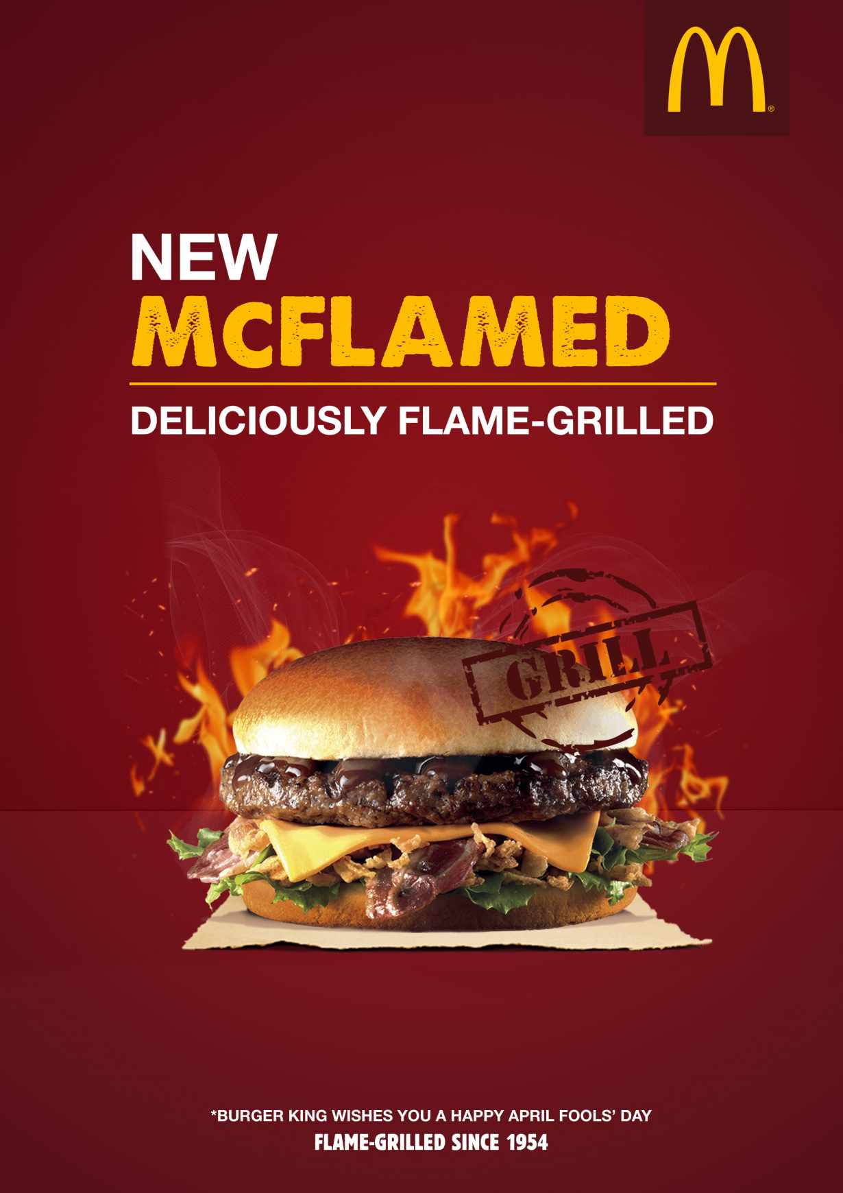 Burger King Integrated Ad - McFlamed