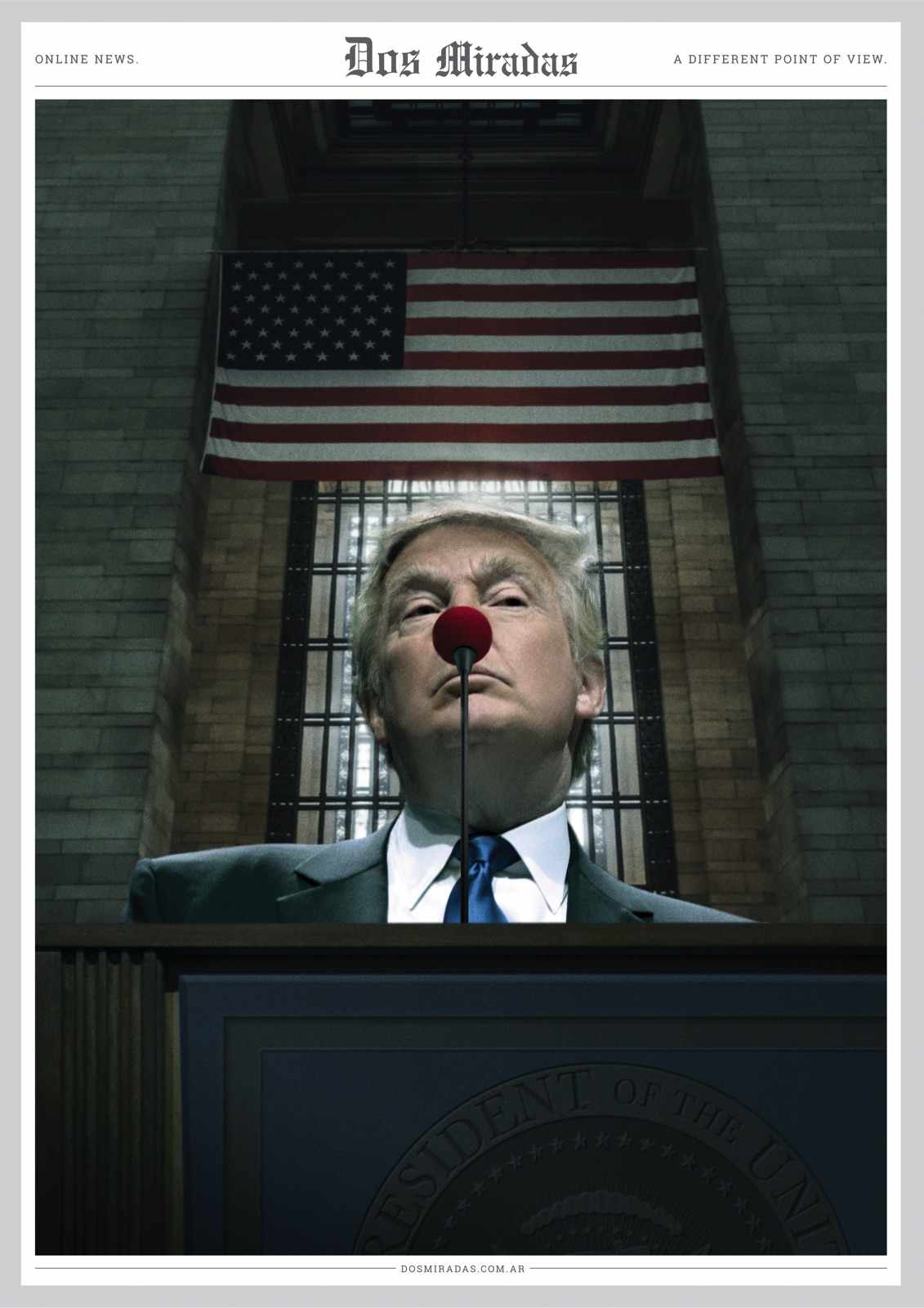 Dos Miradas Print Ad - Trump