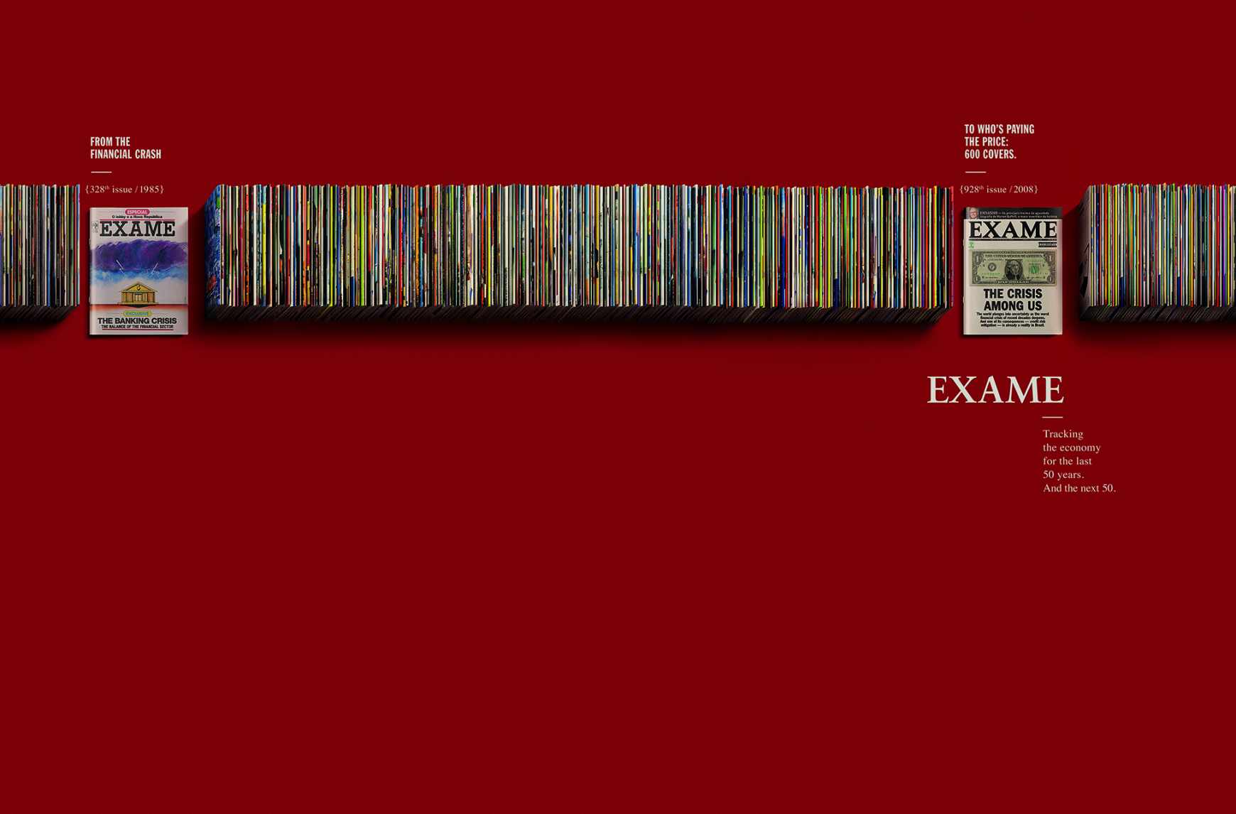 EXAME Print Ad - Tracking the Economy, 2