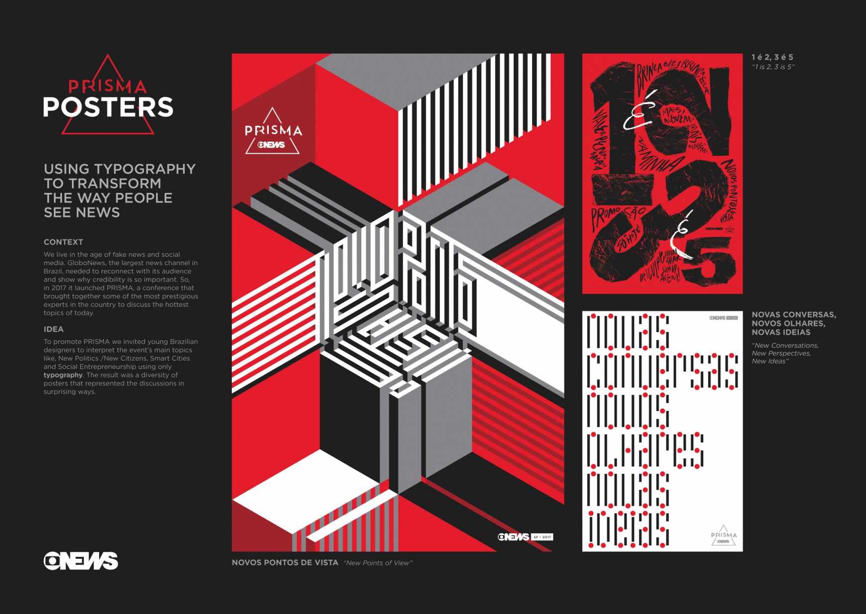 Advertisement by Geometry Global, Brazil GloboNews Outdoor Ad - PRISMA Posters