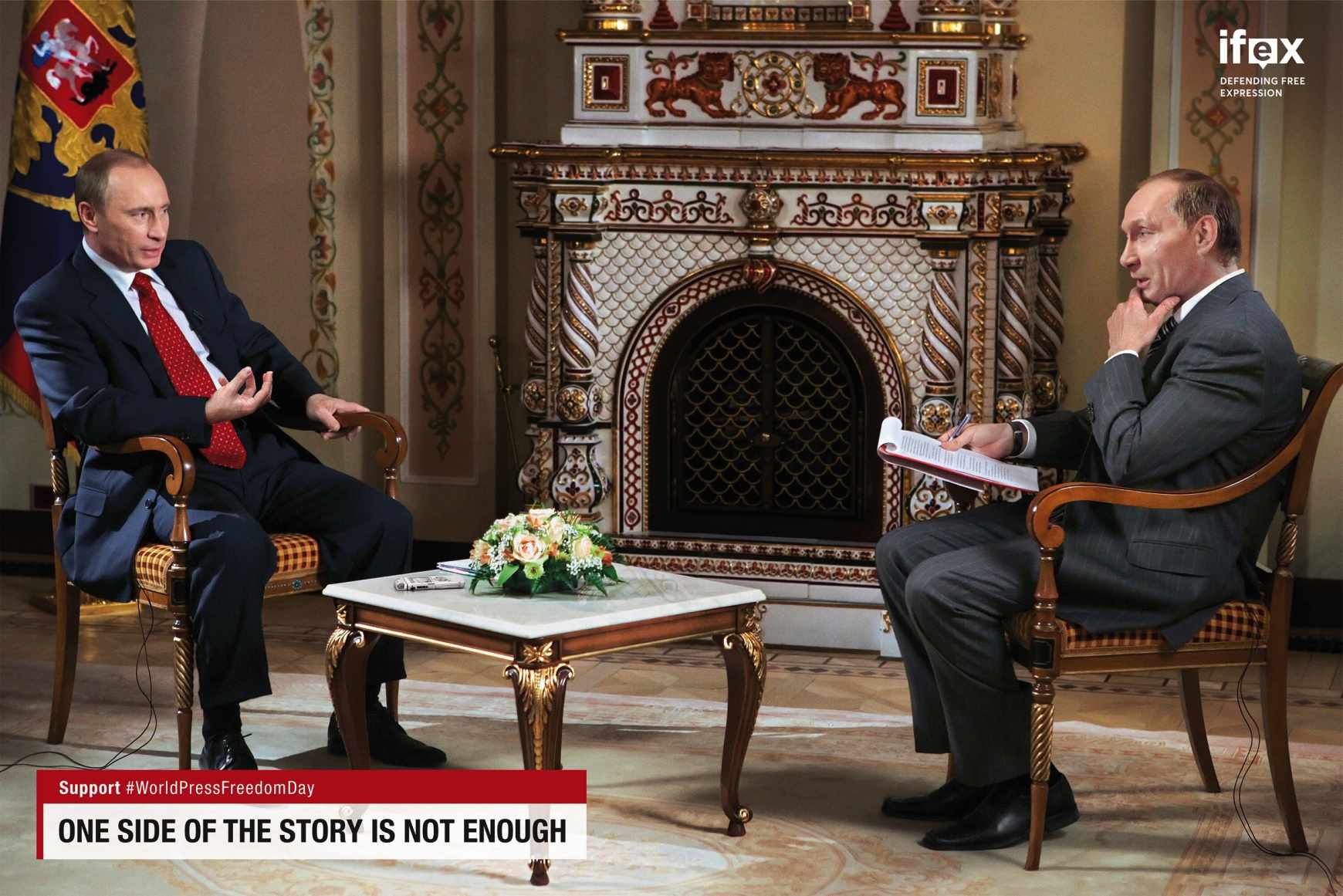 IFEX Print Ad - Leaders on Leaders - Putin on Putin
