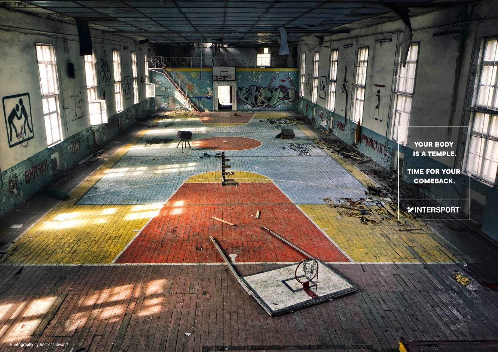 Intersport Print Ad - Abandoned Bodies, 2