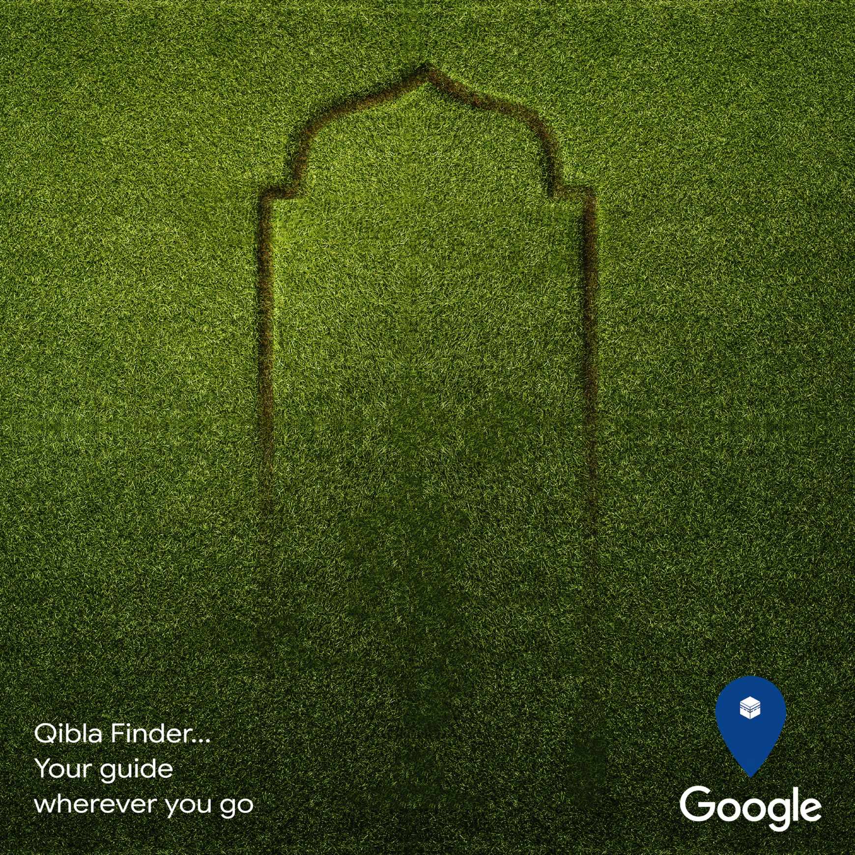 Google Print Ad - Qibla Finder, 2