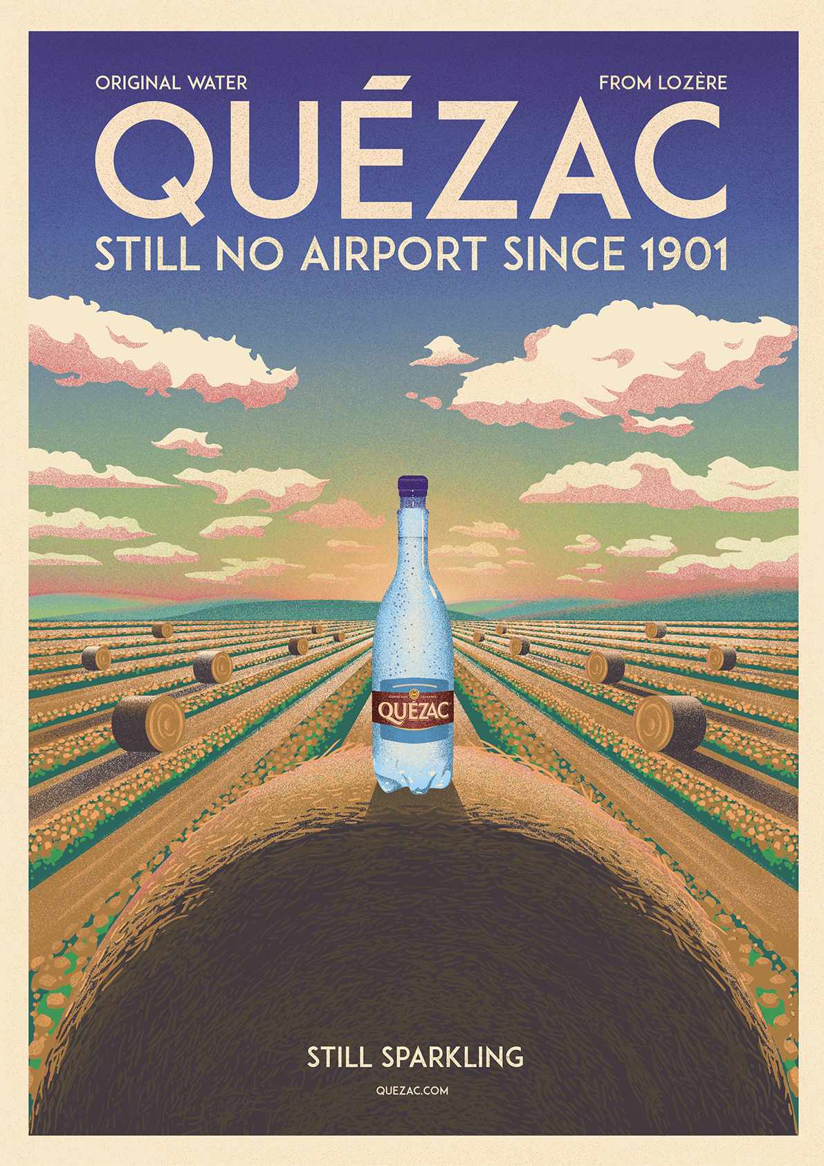 Quézac Print Ad - The Haystack 