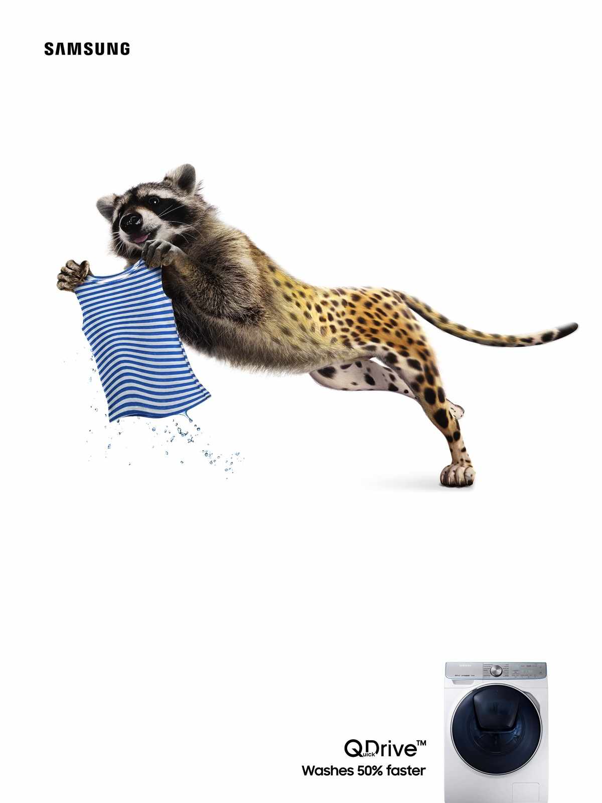 Samsung Print Ad - Raccoon/Cheetah
