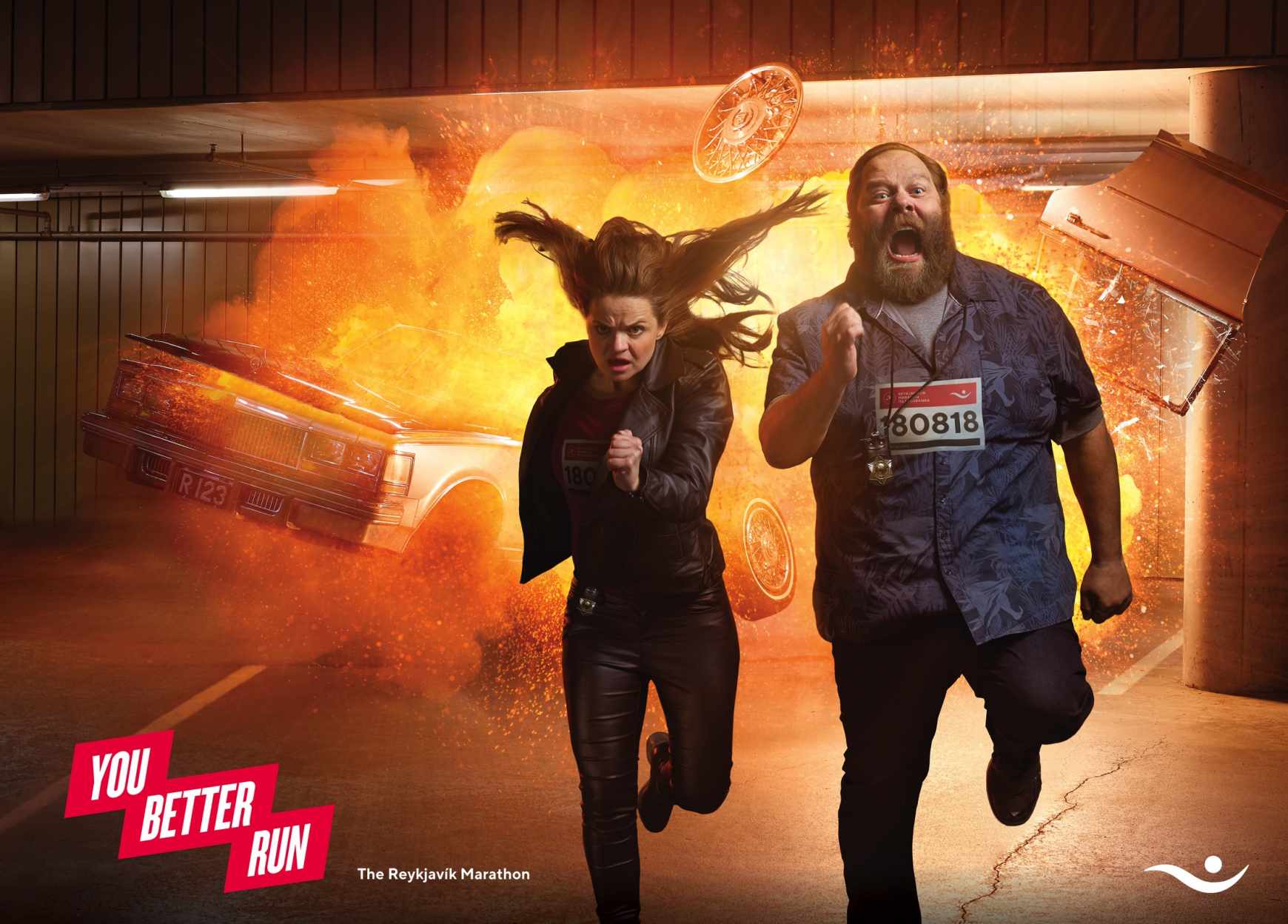 Islandsbanki Print Ad - You Better Run, 2