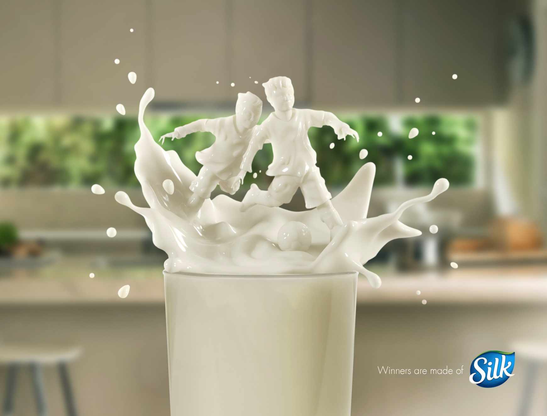 Silk Print Ad - Winners are made of Silk, 2 