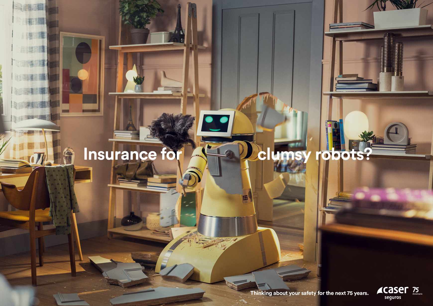 Caser Seguros Print Ad - Robot 