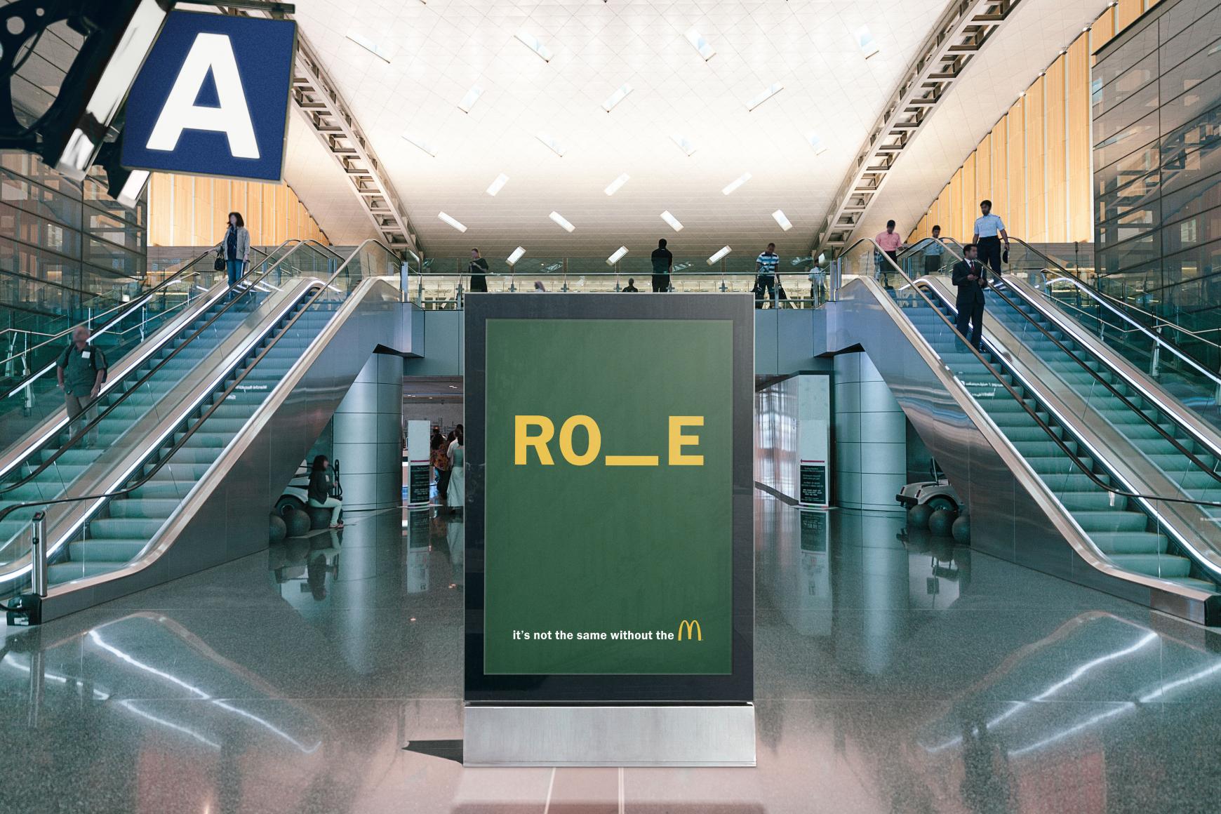 McDonald's Outdoor Ad - "M"