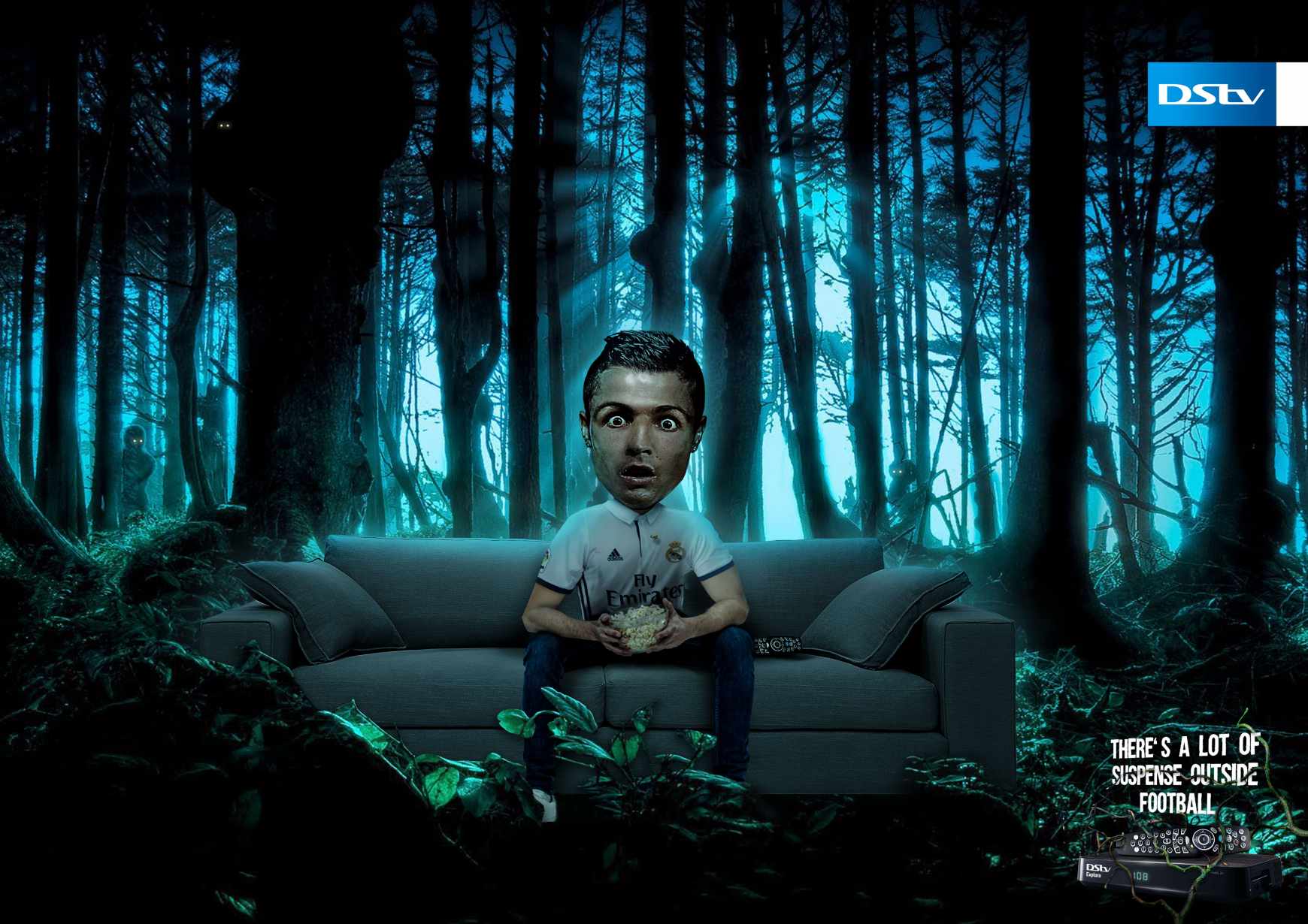 DStv Print Ad - Ronaldo Suspense