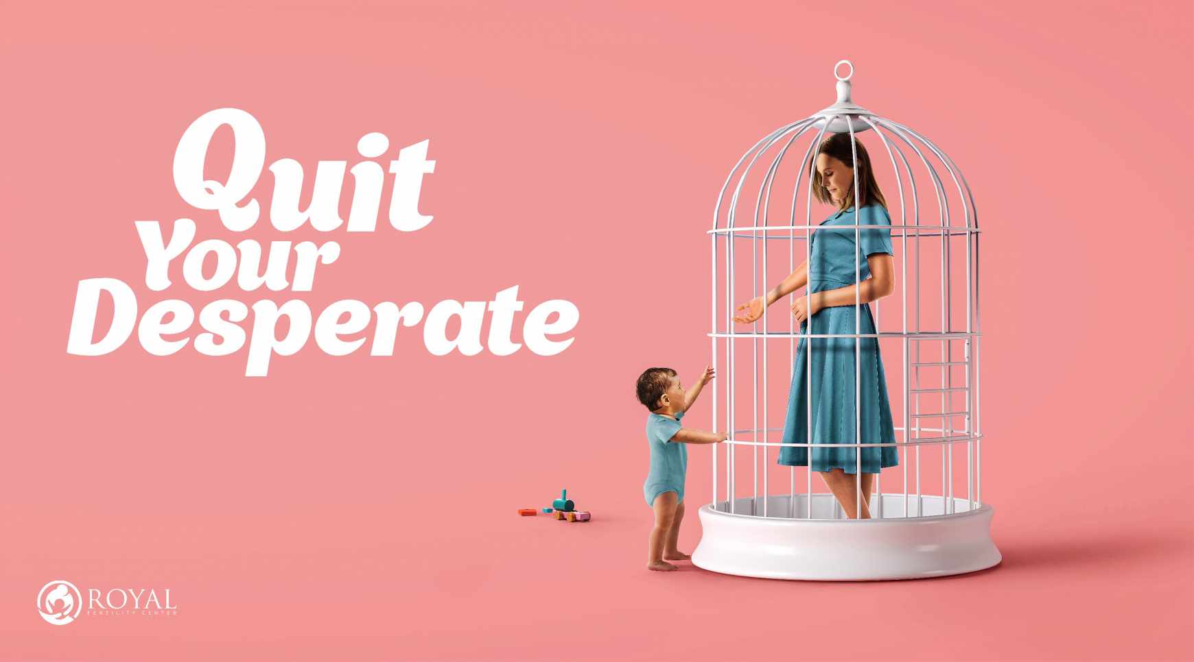 Royal Fertility Center Print Ad - Cage