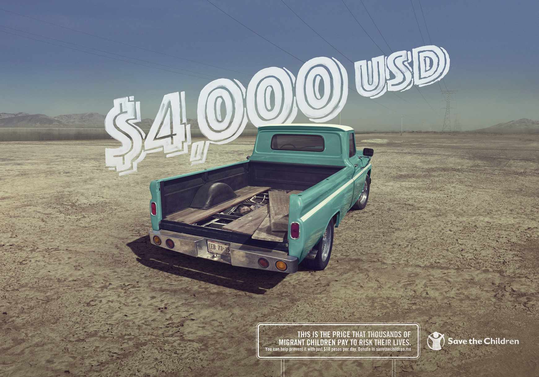 Save the Children Print Ad - Migrant Children, 1