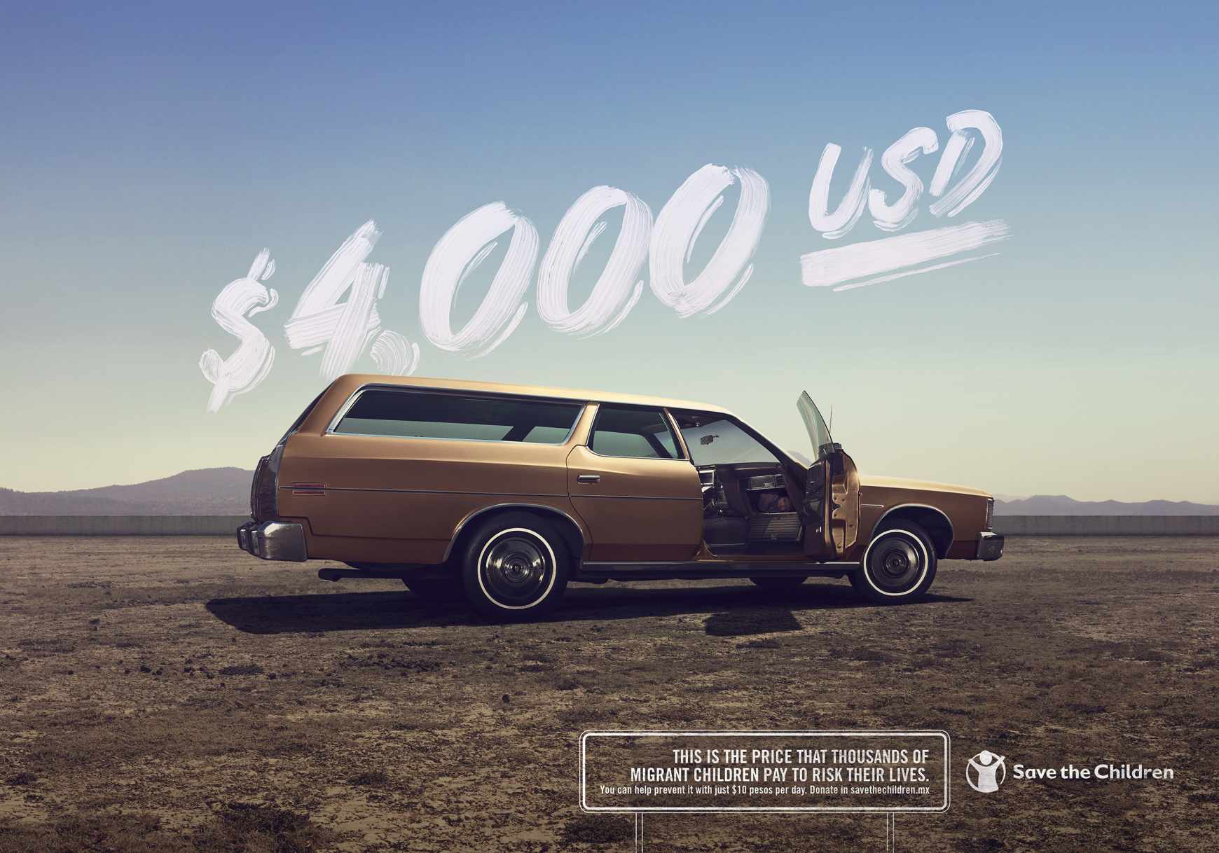 Save the Children Print Ad - Migrant Children, 2