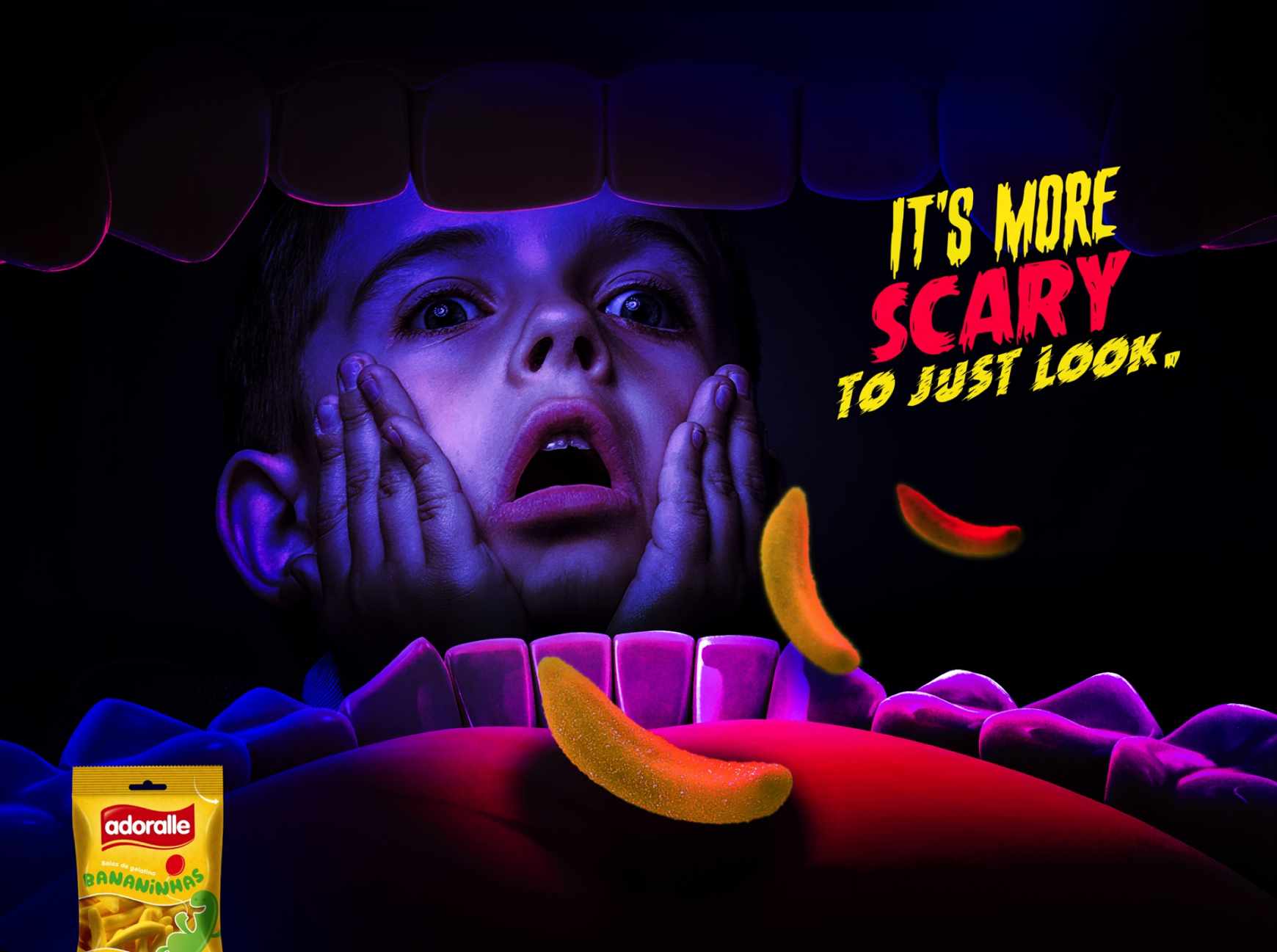 Adoralle Print Ad - Scared Boy