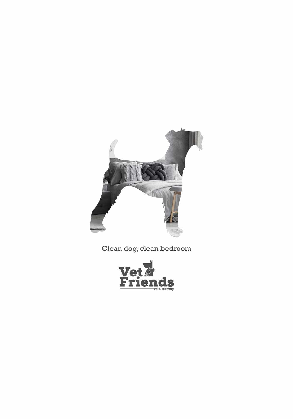 Vet Friends Print Ad - Schnauzer