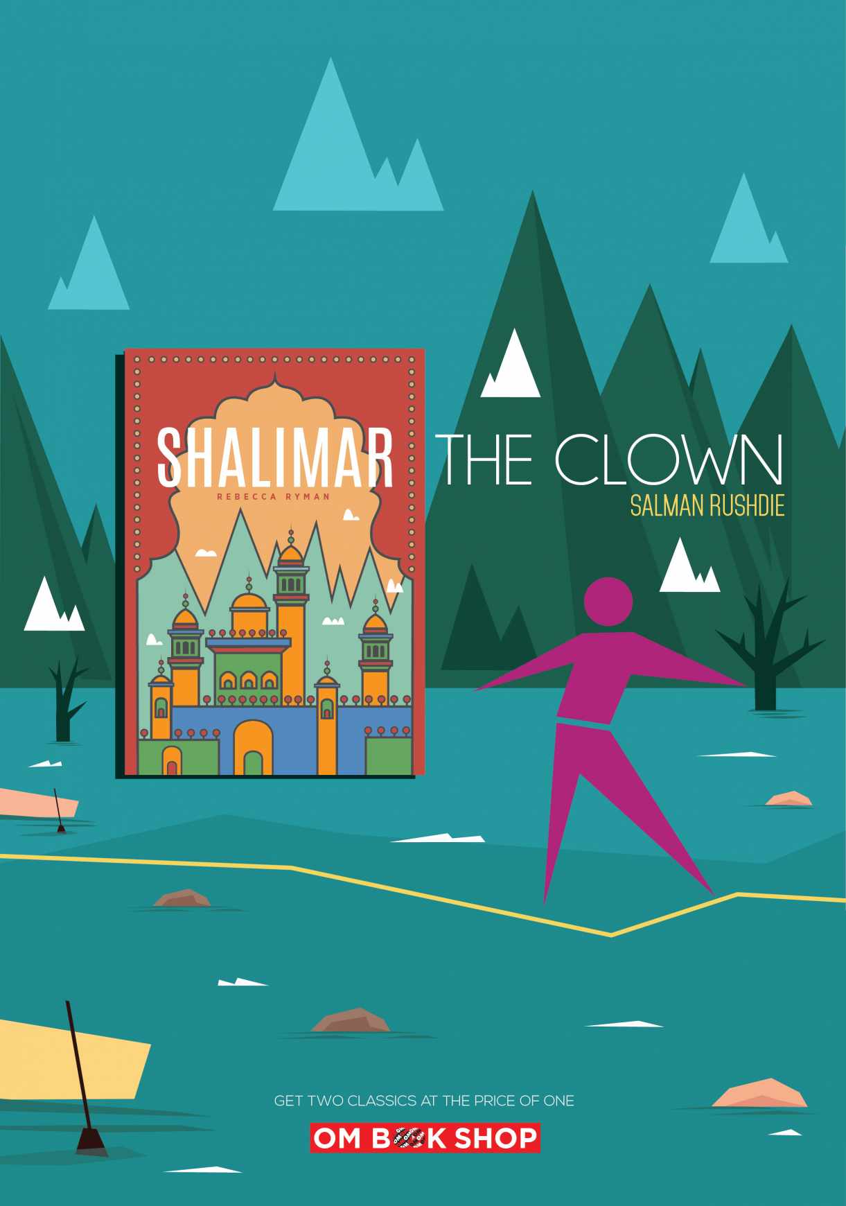 OM Book Shop Print Ad - Shalimar The Clown 