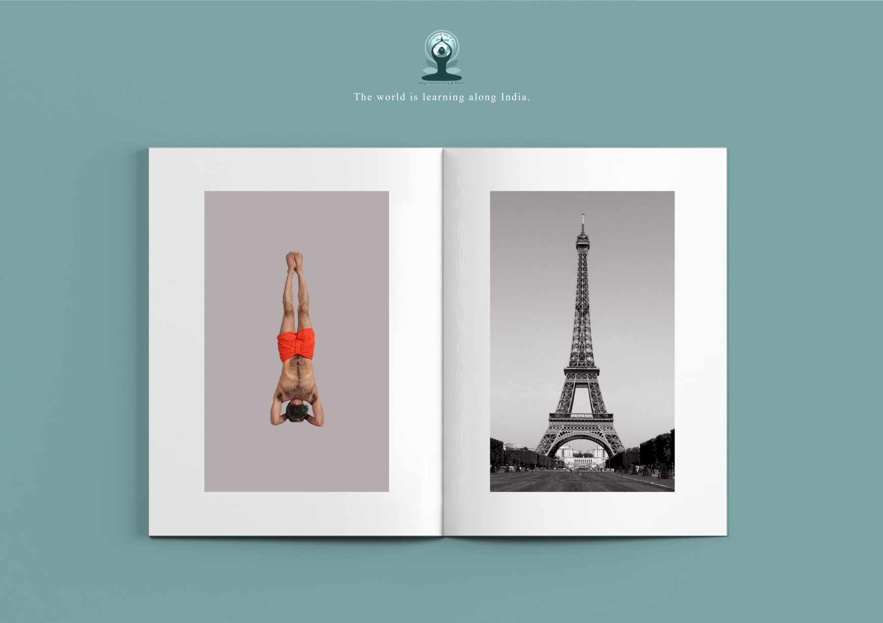 International Yoga Day Print Ad -  Shirshasana