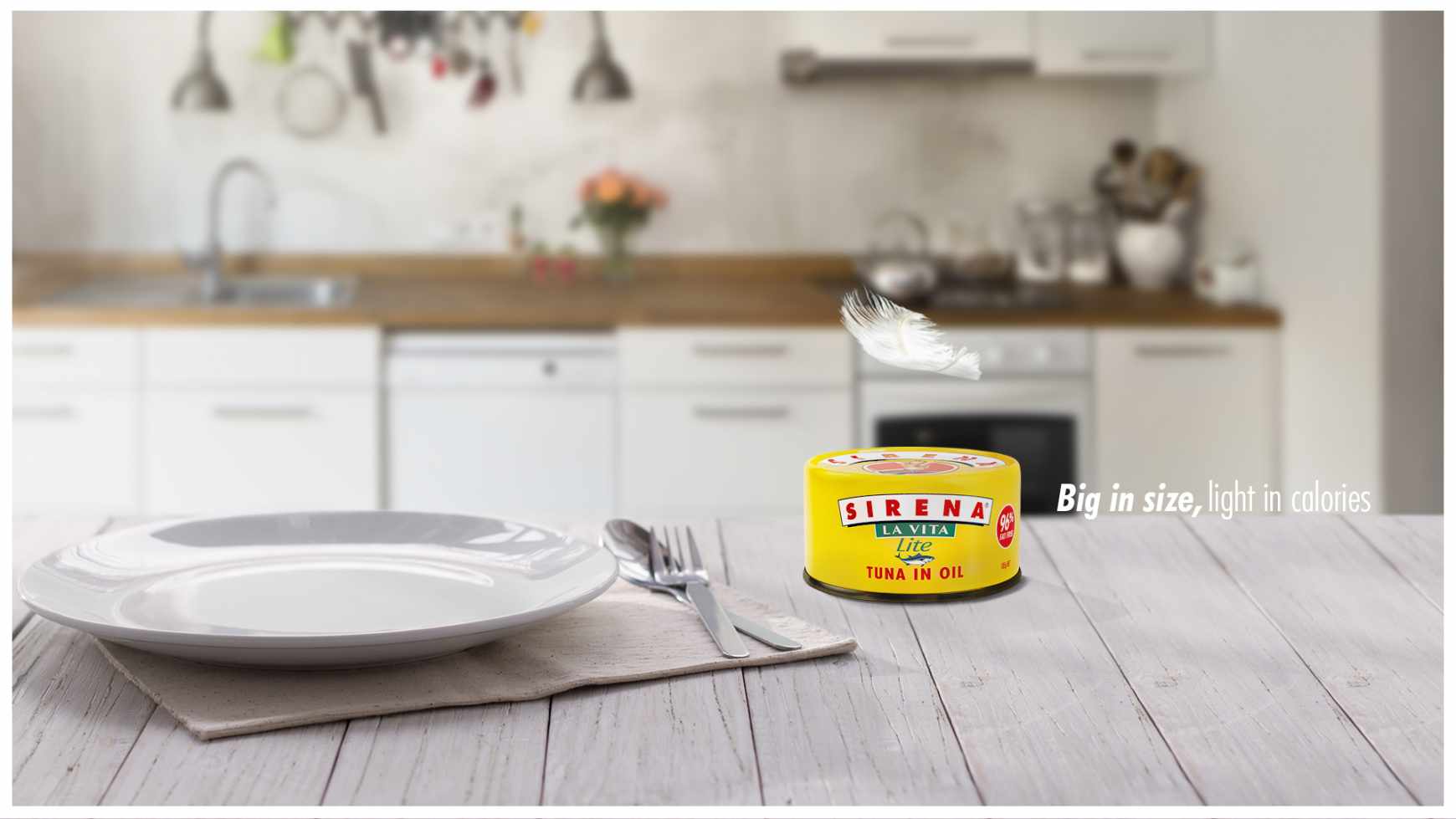 Sirena Tuna Digital Ad - Big in size, light in calories