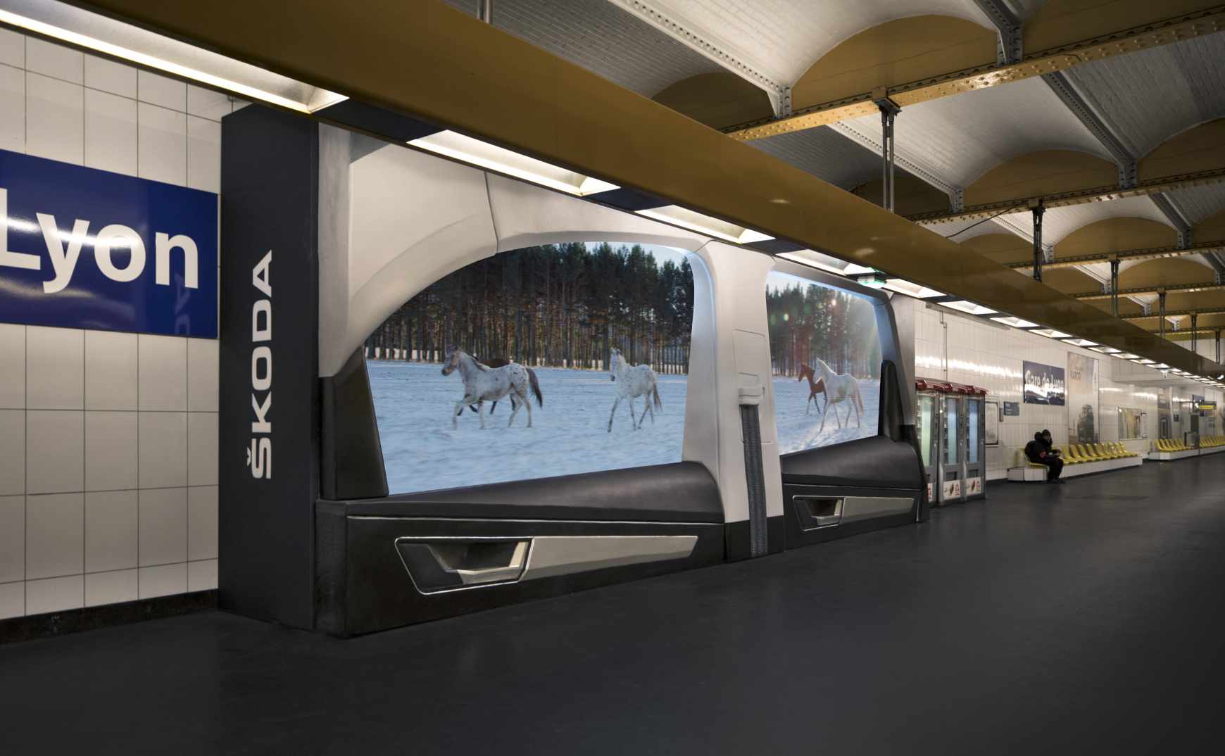 Skoda Outdoor Ad - Station with a View