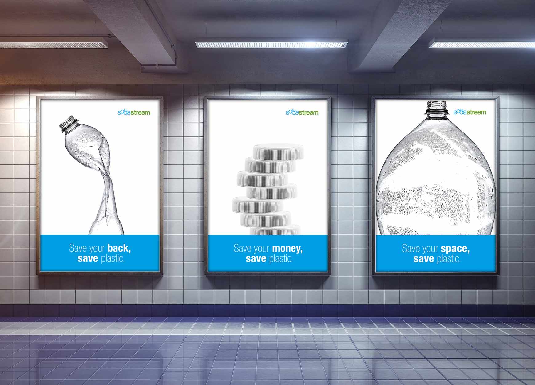 SodaStream Outdoor Ad - Save Plastic