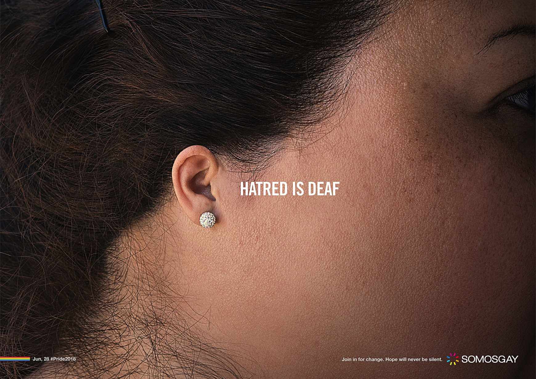 SOMOSGAY Print Ad - Hatred is Deaf, 1 