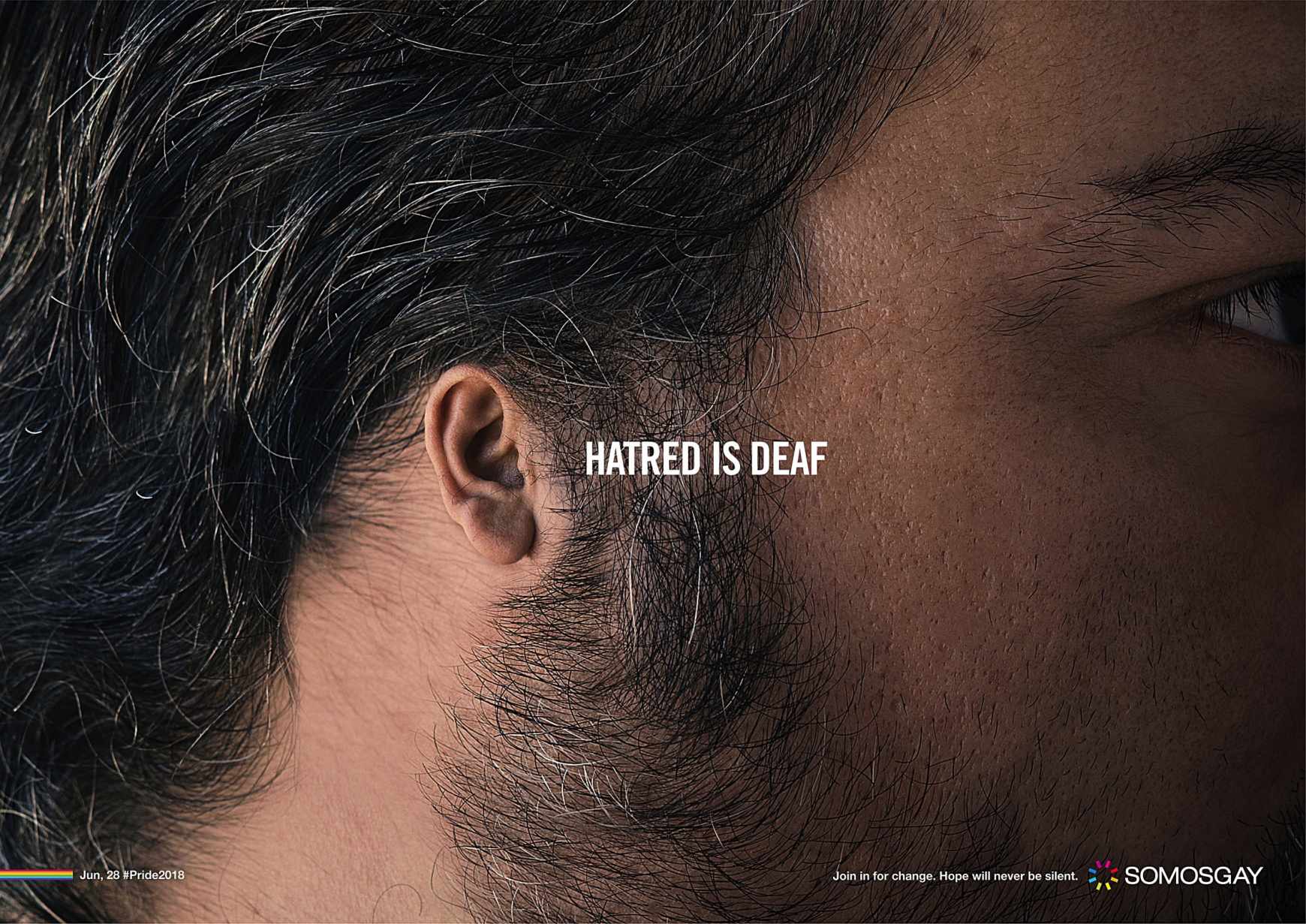 SOMOSGAY Print Ad - Hatred is Deaf, 3