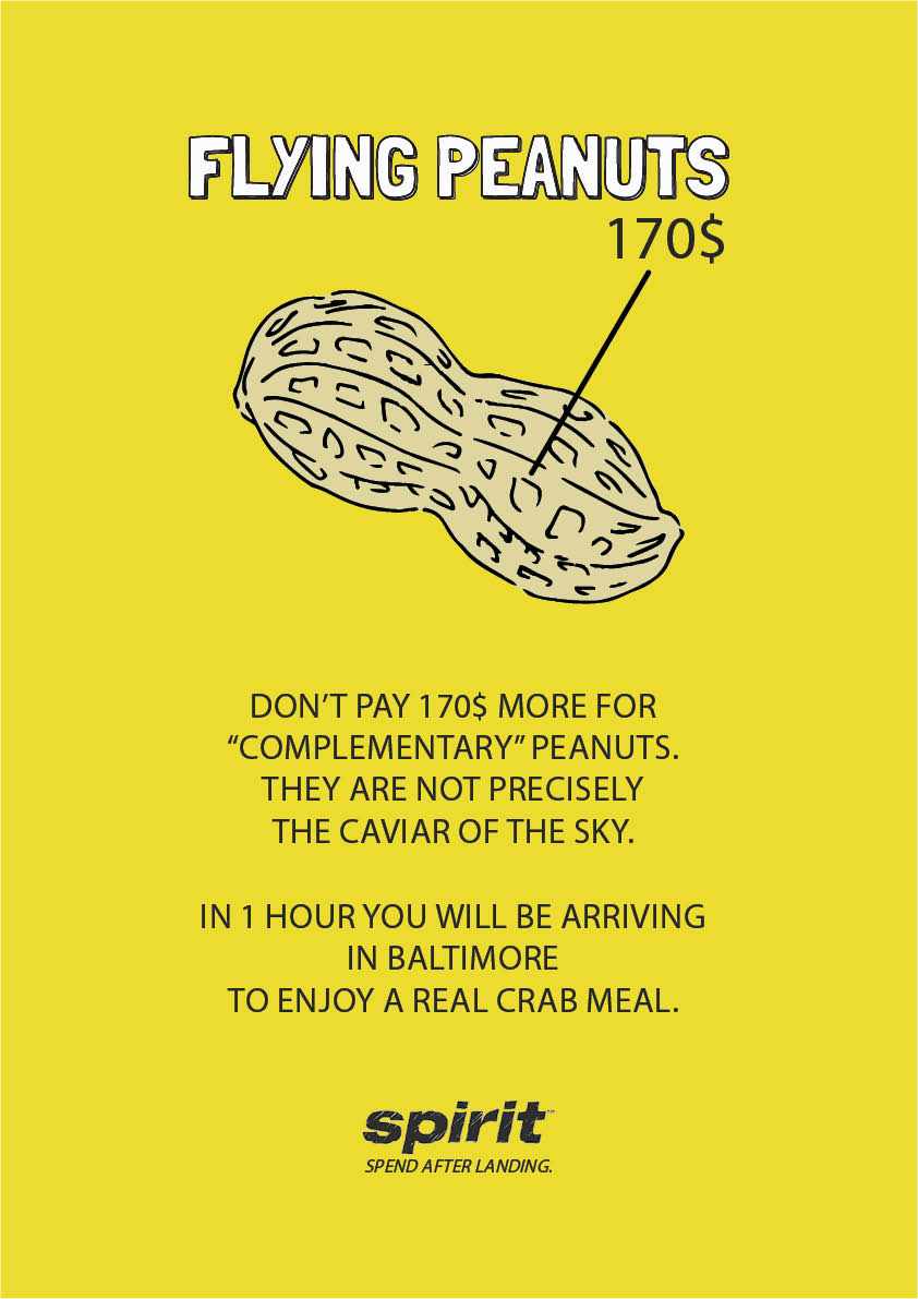 Spirit Print Ad - Flying Peanuts