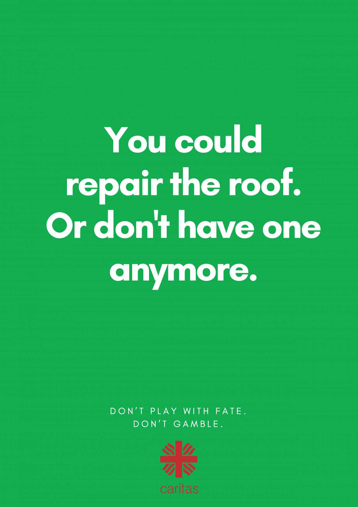 Caritas Italiana Print Ad - Roof