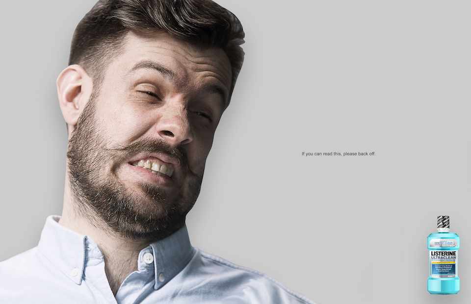 Listerine Print Ad - Bad Breath Blah!, 3