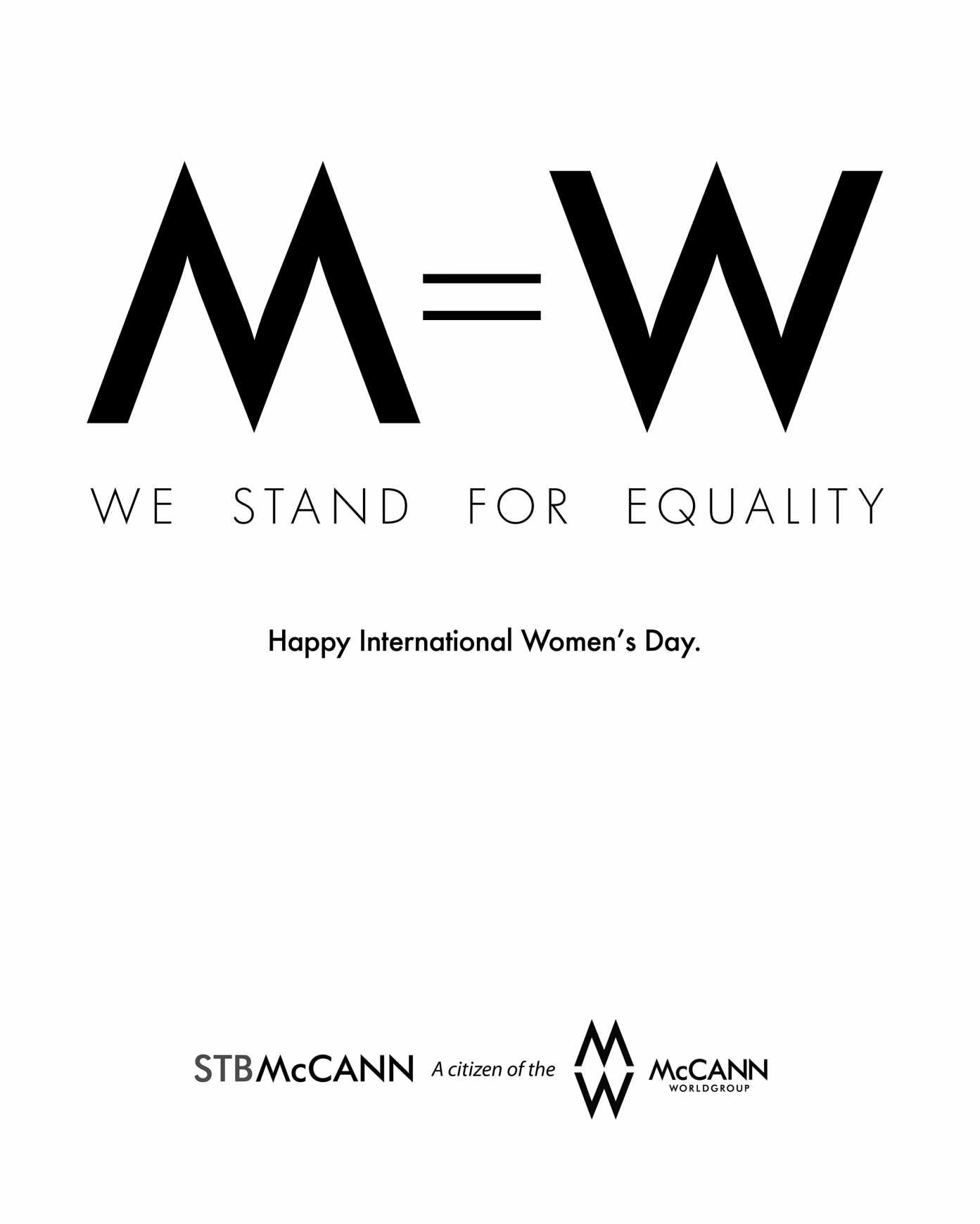 STB McCann-Lagos Print Ad - STB McCann World Women's Day AD