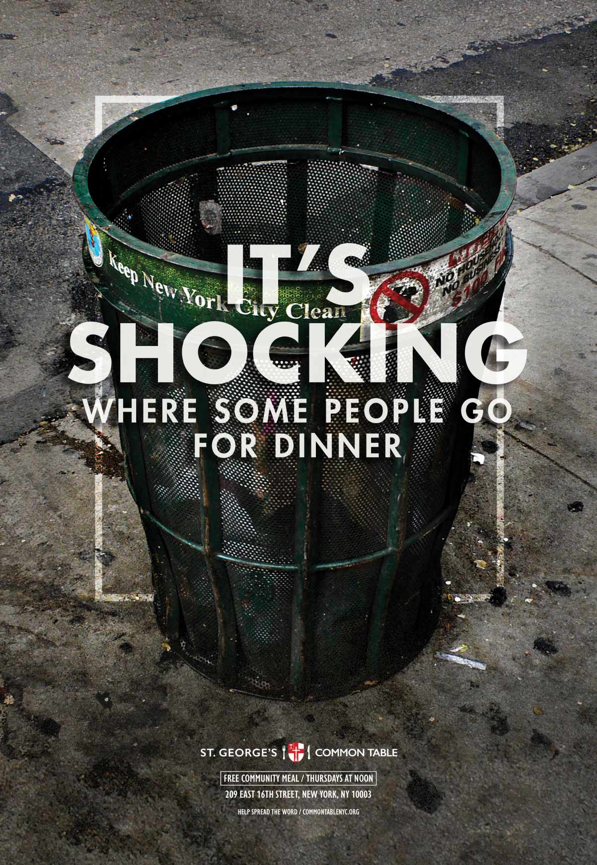 St. George’s Common Table Print Ad - It’s Shocking, 2