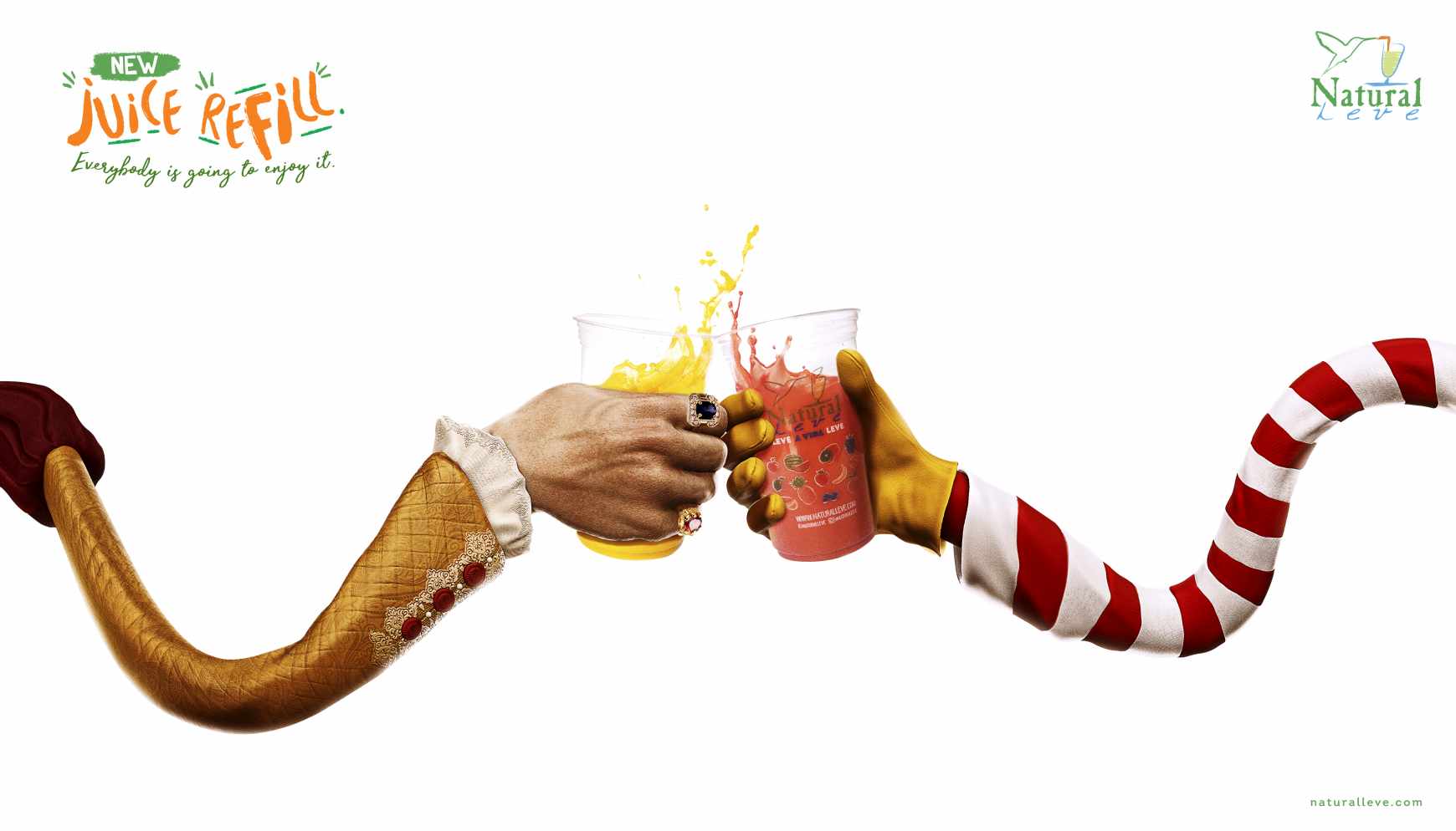 Natural Leve Outdoor Ad - New Juice Refill