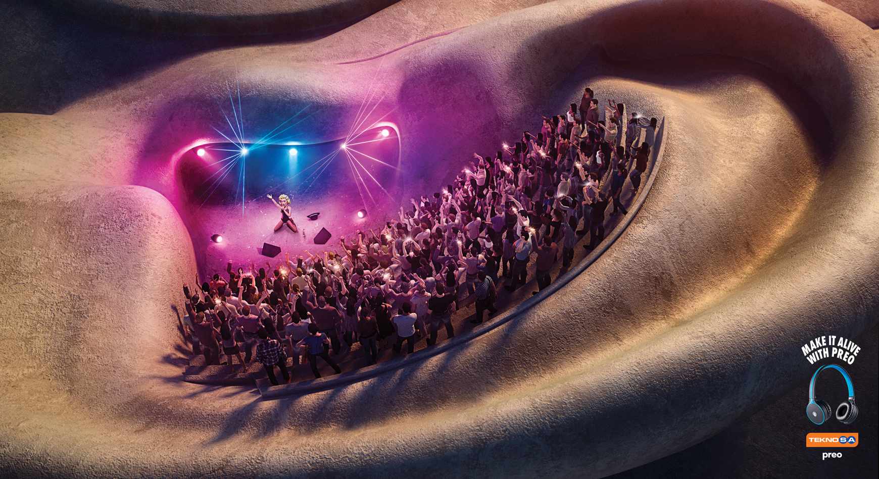 Teknosa Print Ad - Make It Alive With Preo - Pop
