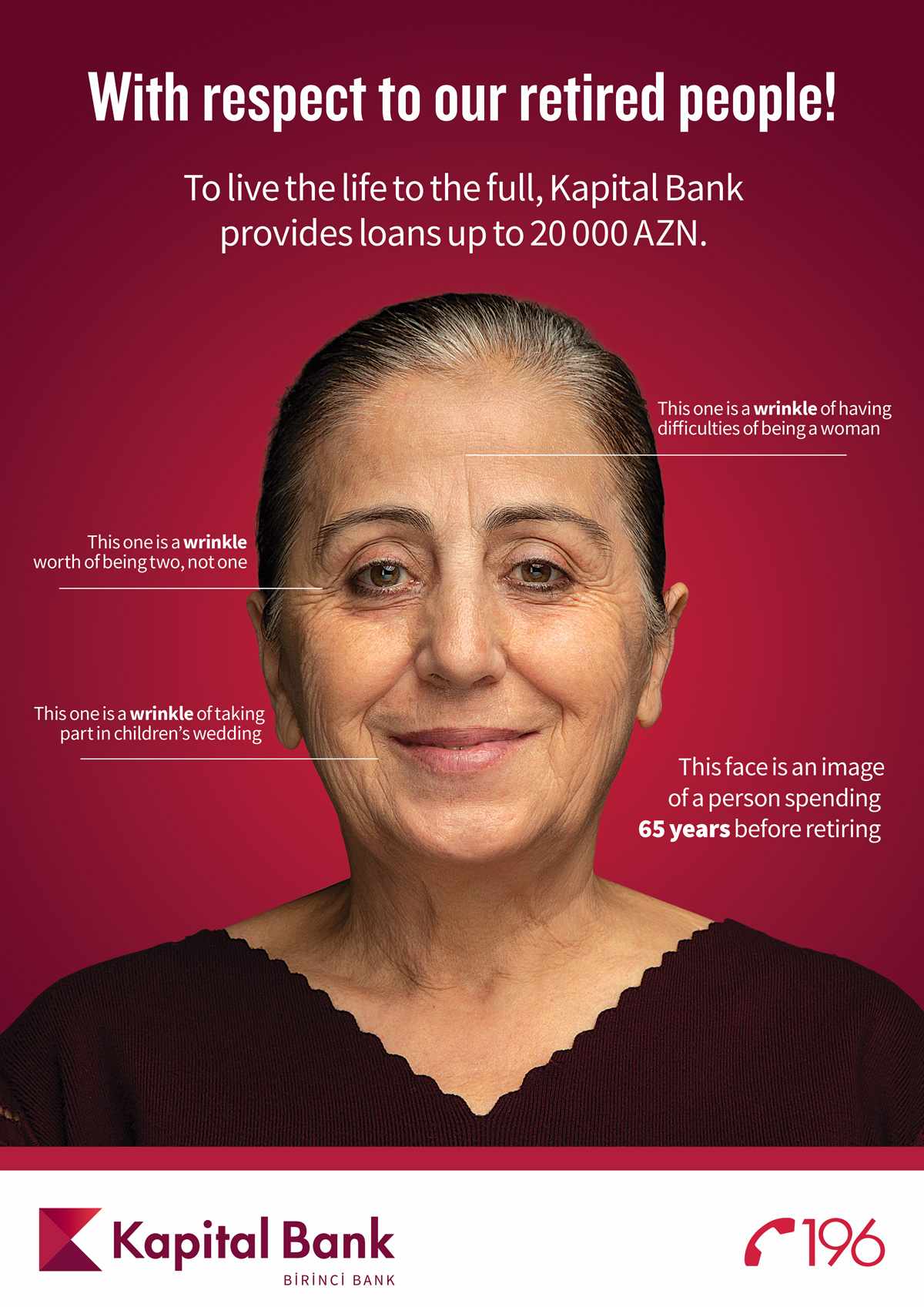 Kapital Bank Print Ad - With Respect To Our Retired People, 2