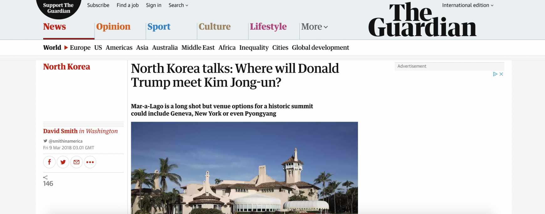 Only in Lapland Digital Ad - Trump and Kim Jong-un to Meet Halfway