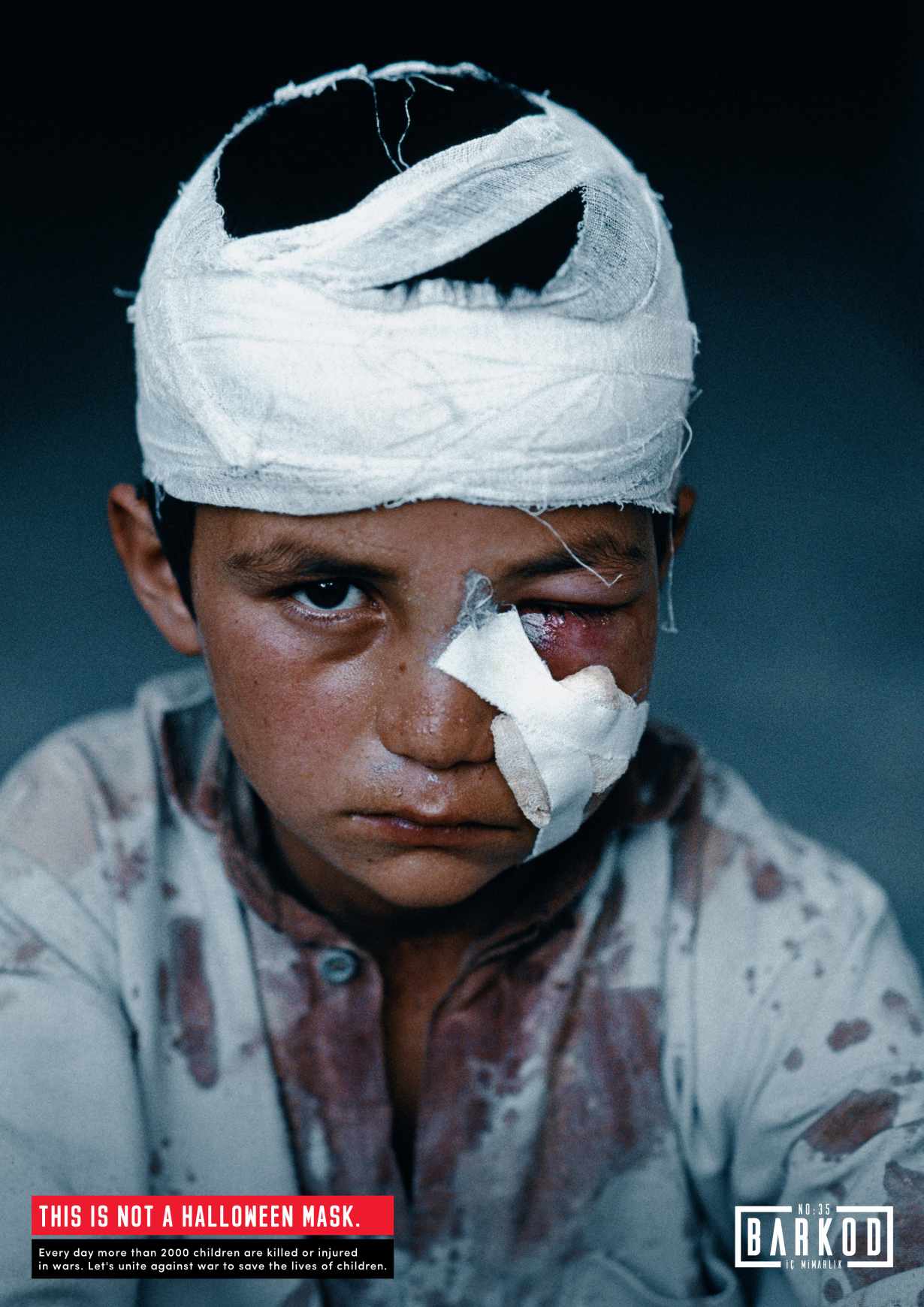 Barkod İç Mimarlık Print Ad - This Is Not A Halloween Mask, 1