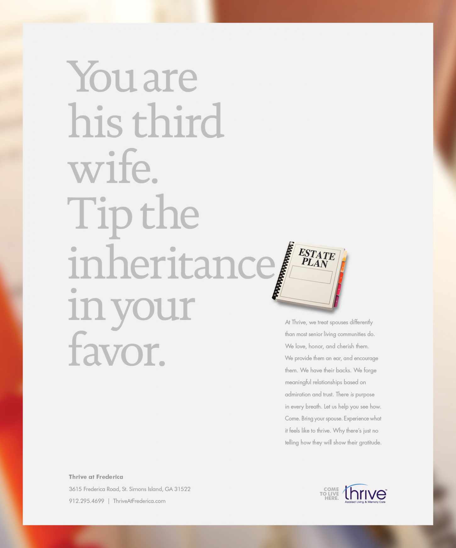 Thrive Print Ad - Playing Favorites, 2