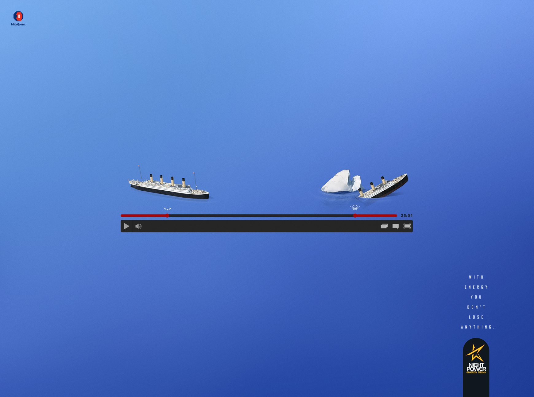Night Power Print Ad - Energy - Titanic 